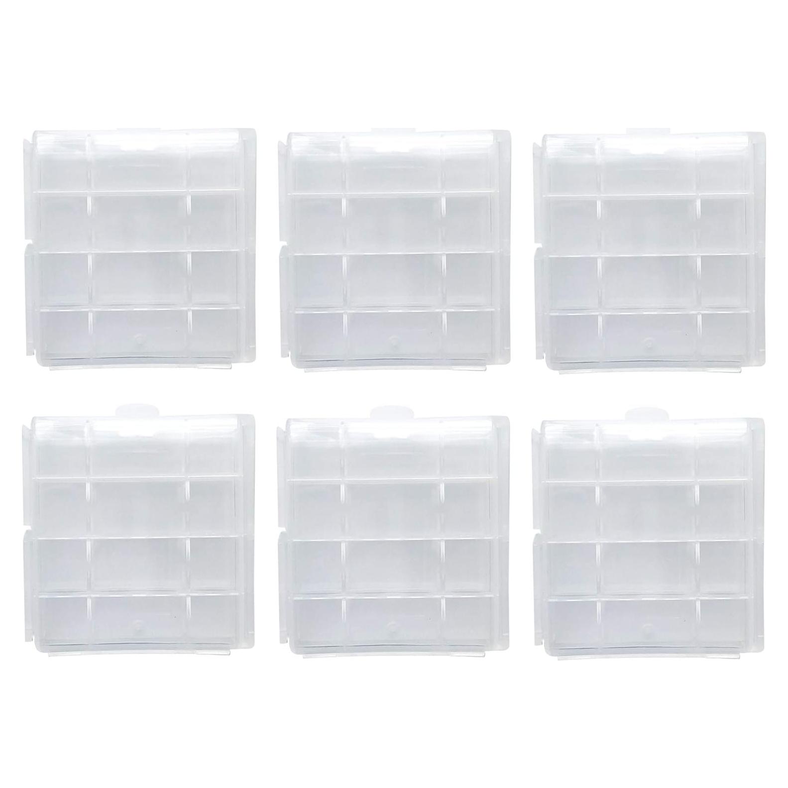 Caja de Almacenamiento para Baterías AA/AAA Chadou - 6 Unidades