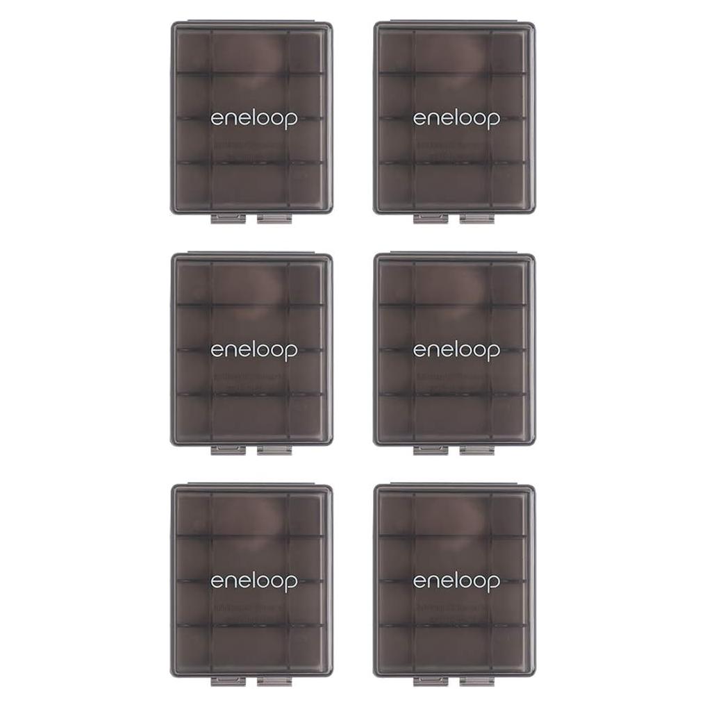 Estuches de Almacenamiento de Baterías Panasonic Eneloop Pro - 6 Piezas