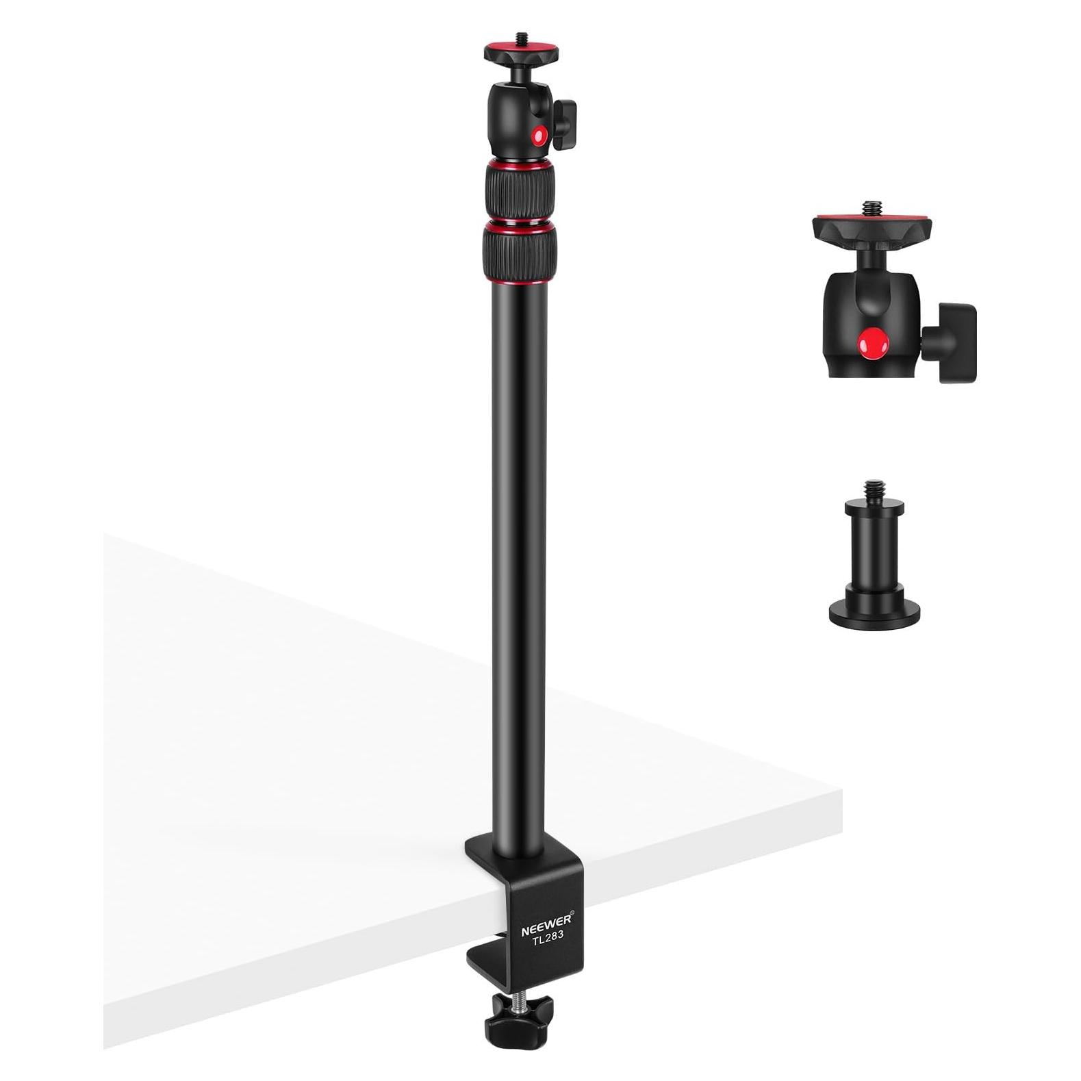 Soporte de Escritorio NEEWER TL283 Ajustable 43-102cm Rojo