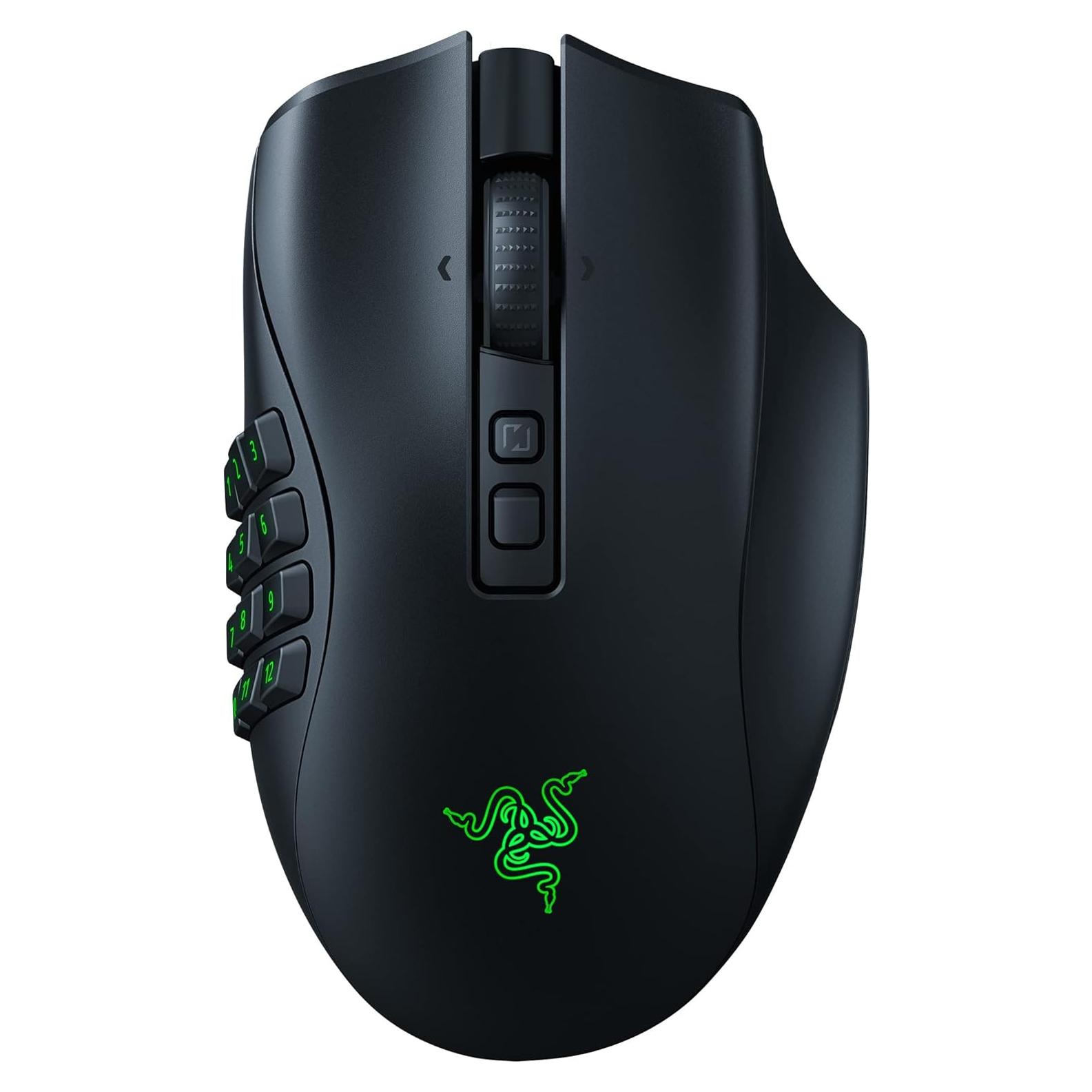 Razer Naga V2 Pro Ratón Inalámbrico 19+1 Botones 300 Horas