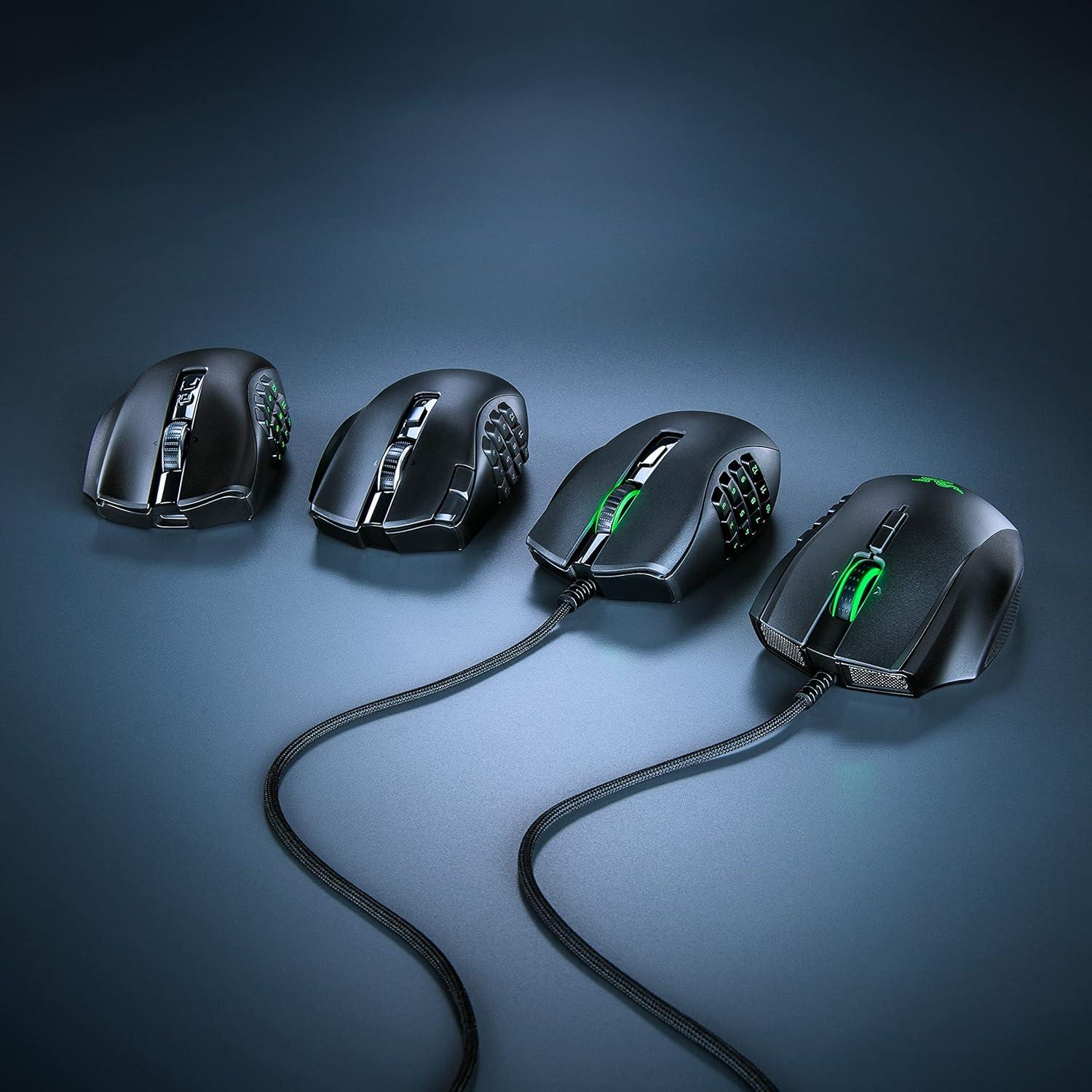 Razer Naga V2 Pro Ratón Inalámbrico 19+1 Botones 300 Horas