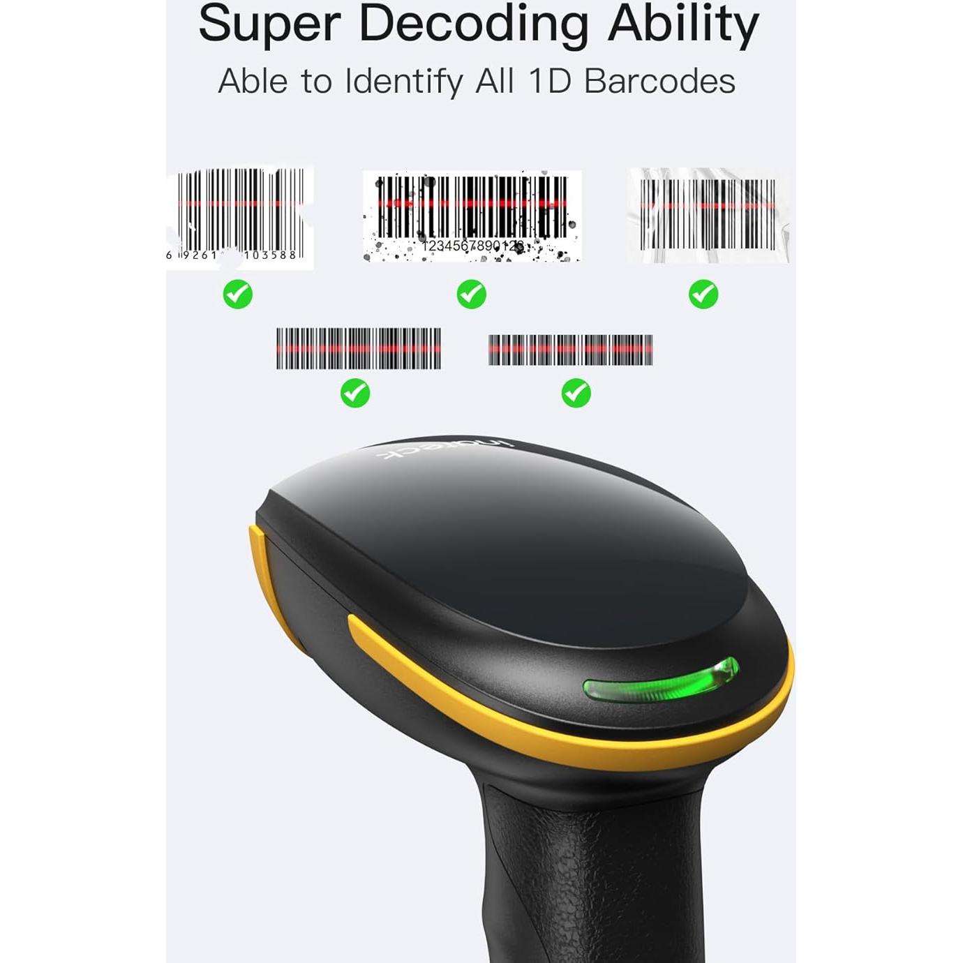 Escáner de Código de Barras Inateck BCST-21 Inalámbrico Bluetooth