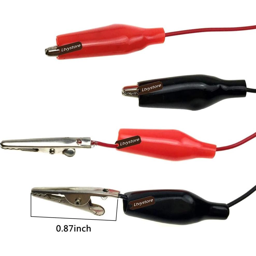 Conector de Batería 9V Ltvystore con Clips de Cocodrilo - 20 Piezas