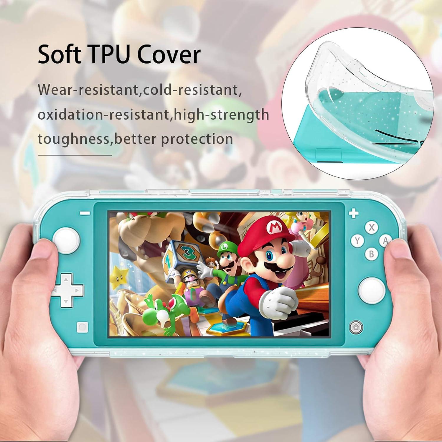 Funda Protectora DLseego para Nintendo Switch Lite TPU Brillante