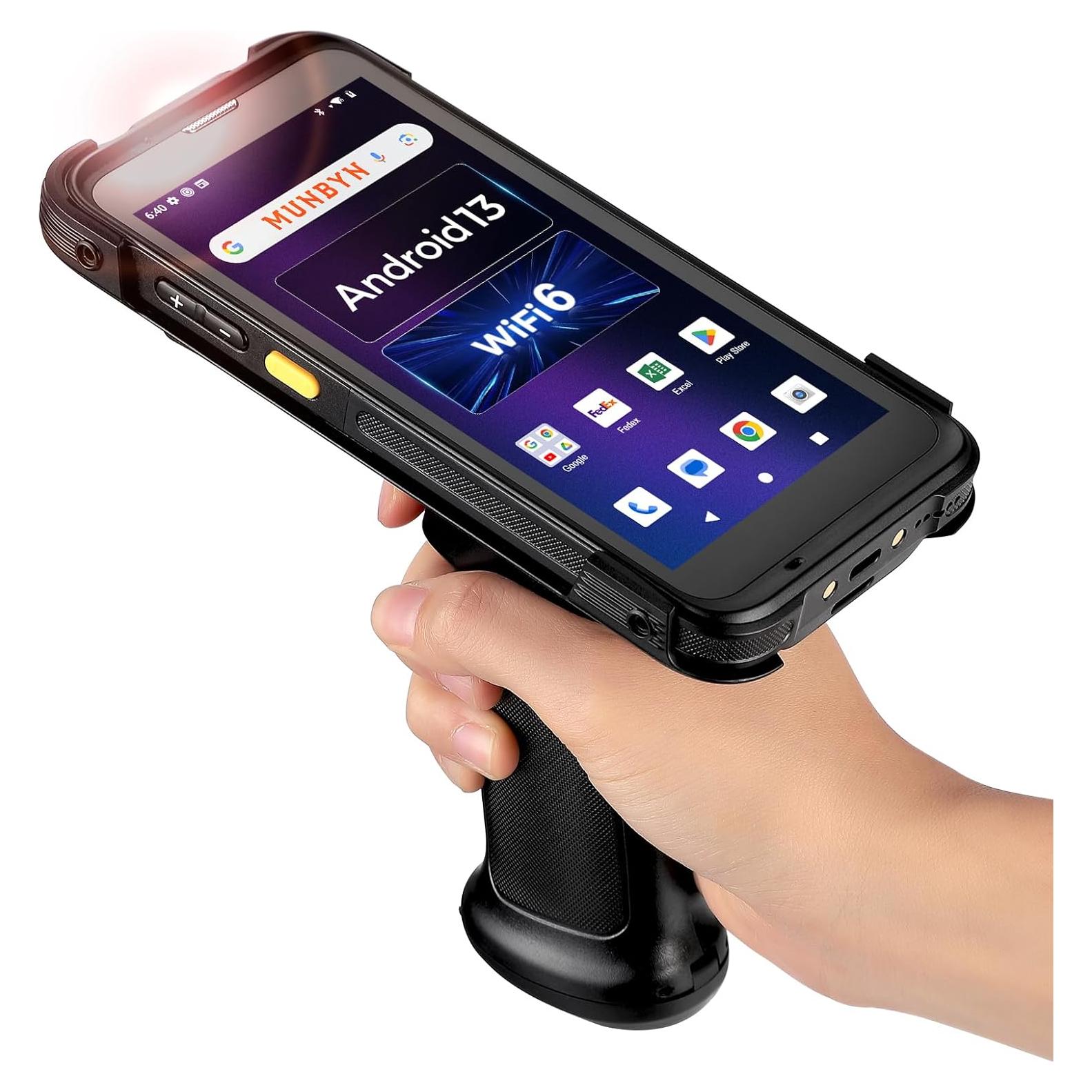 Escáner de Código de Barras MUNBYN IPDA101P Android 13 5.5"