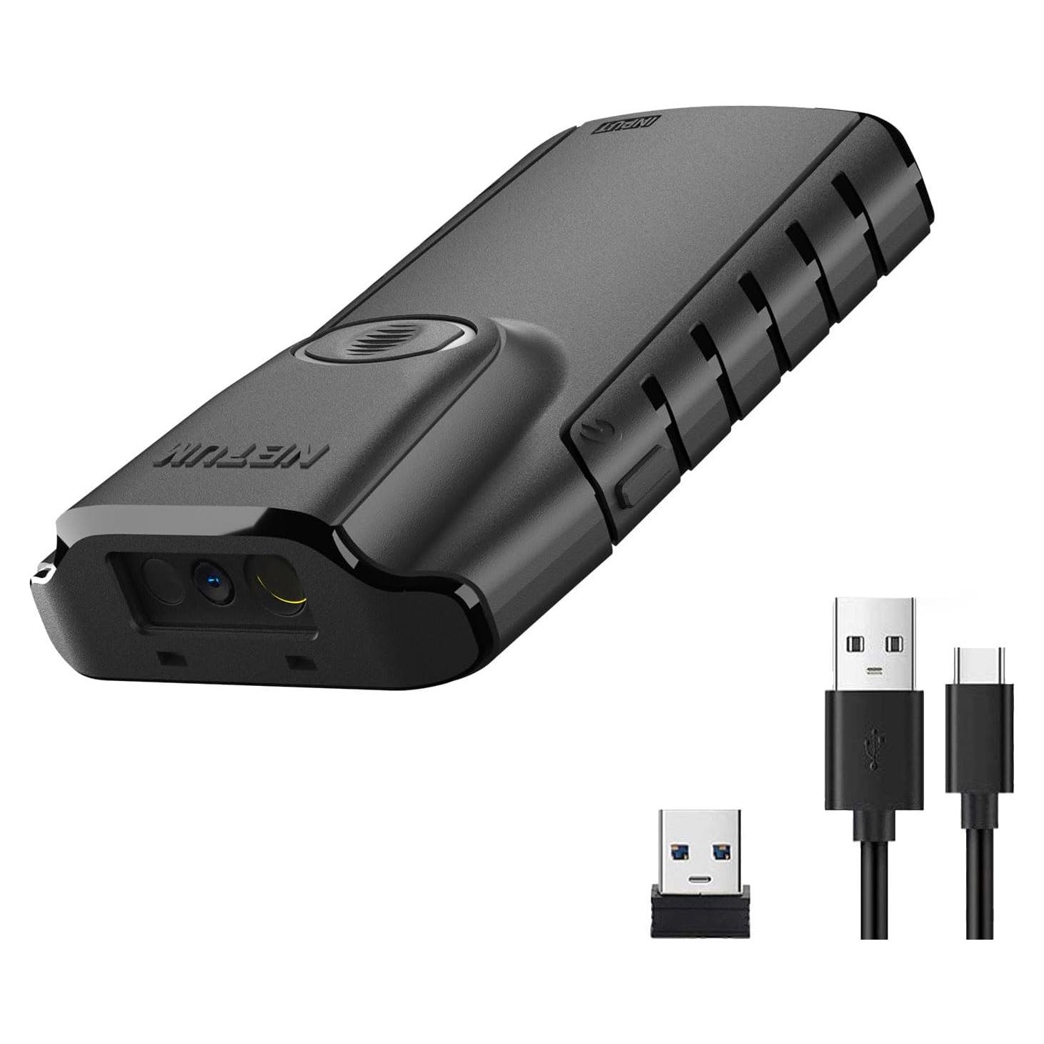 Escáner de Código de Barras Bluetooth NETUM E800 2D Inalámbrico