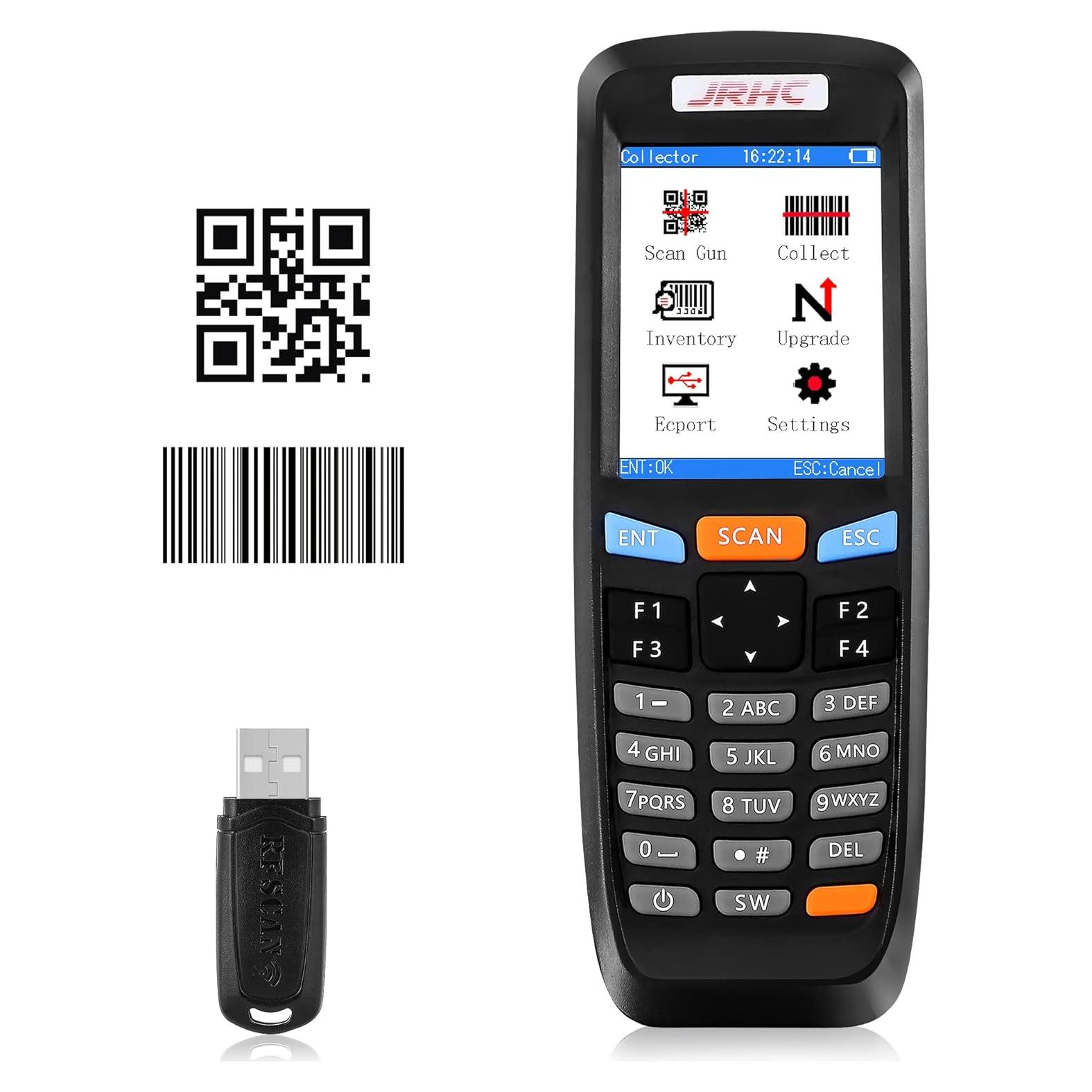 Escáner de Código de Barras Inalámbrico JRHC 2D Multifuncional