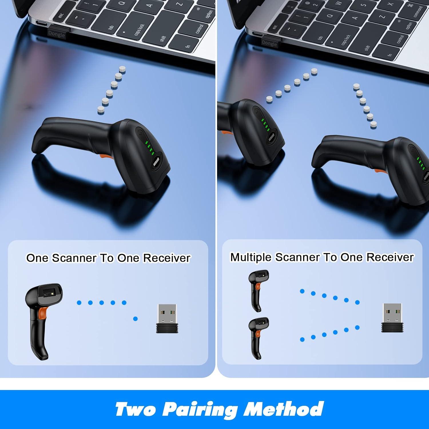 Escáner de Código de Barras Inalámbrico Alacrity NA-4590CB-A