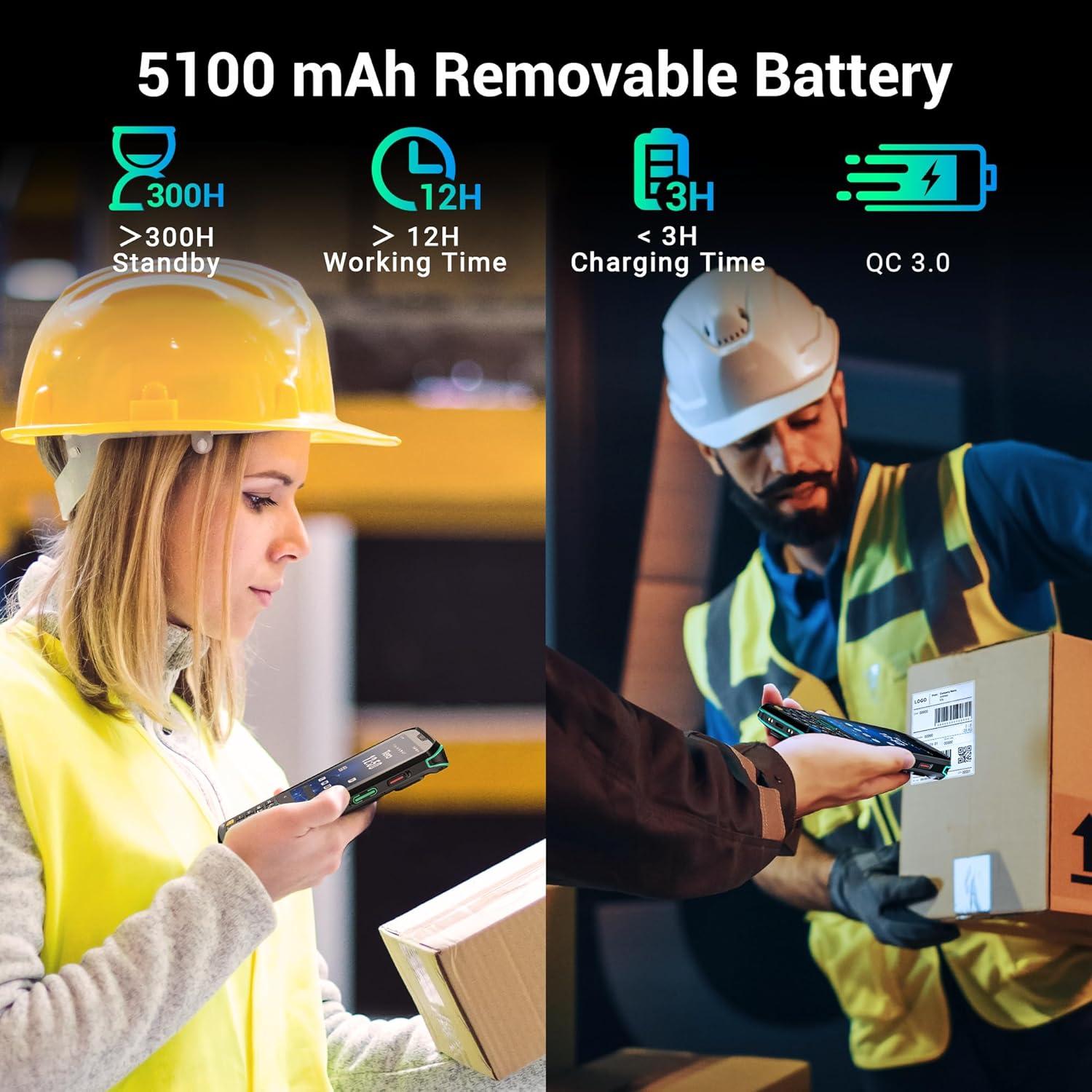 Escáner de Código de Barras Tera P400 Android 11 4GB 64GB IP67