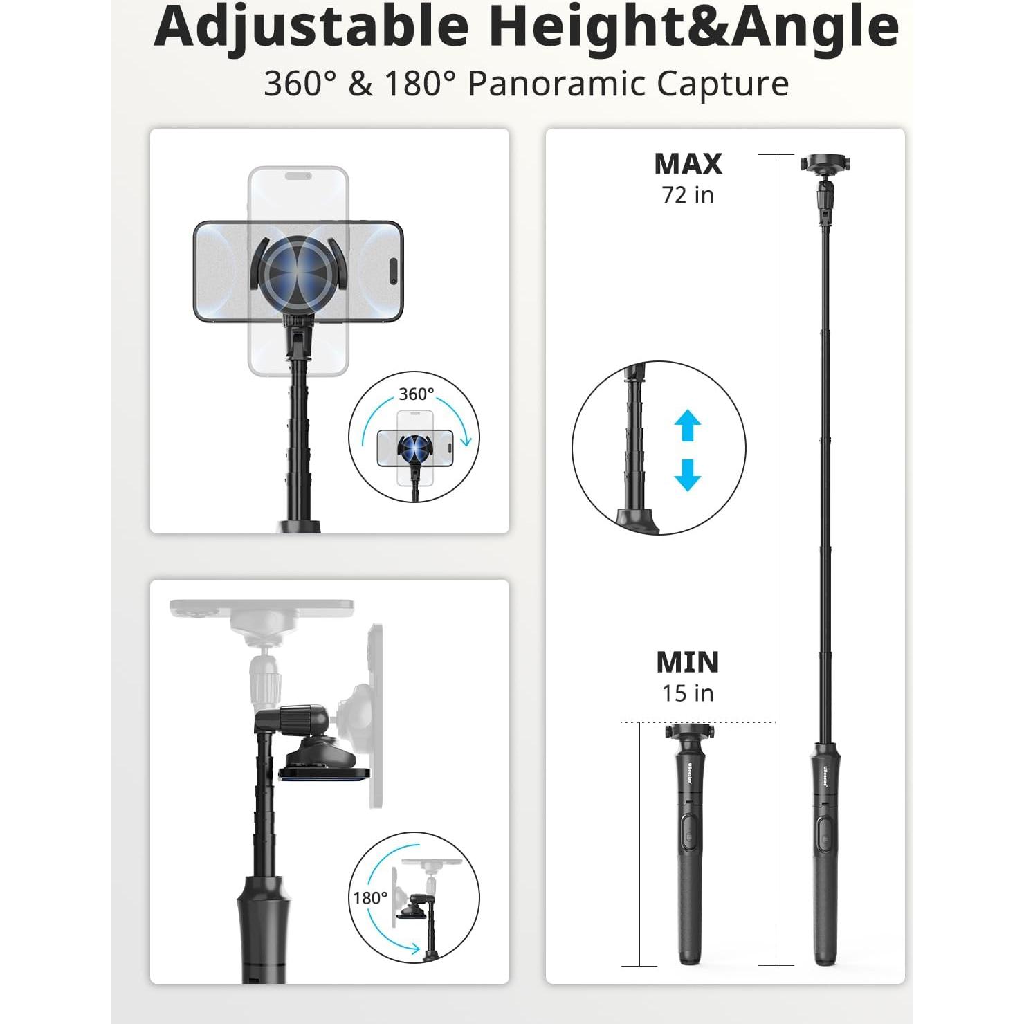 Trípode UBeesize 72 cm para iPhone y Android con Control Remoto