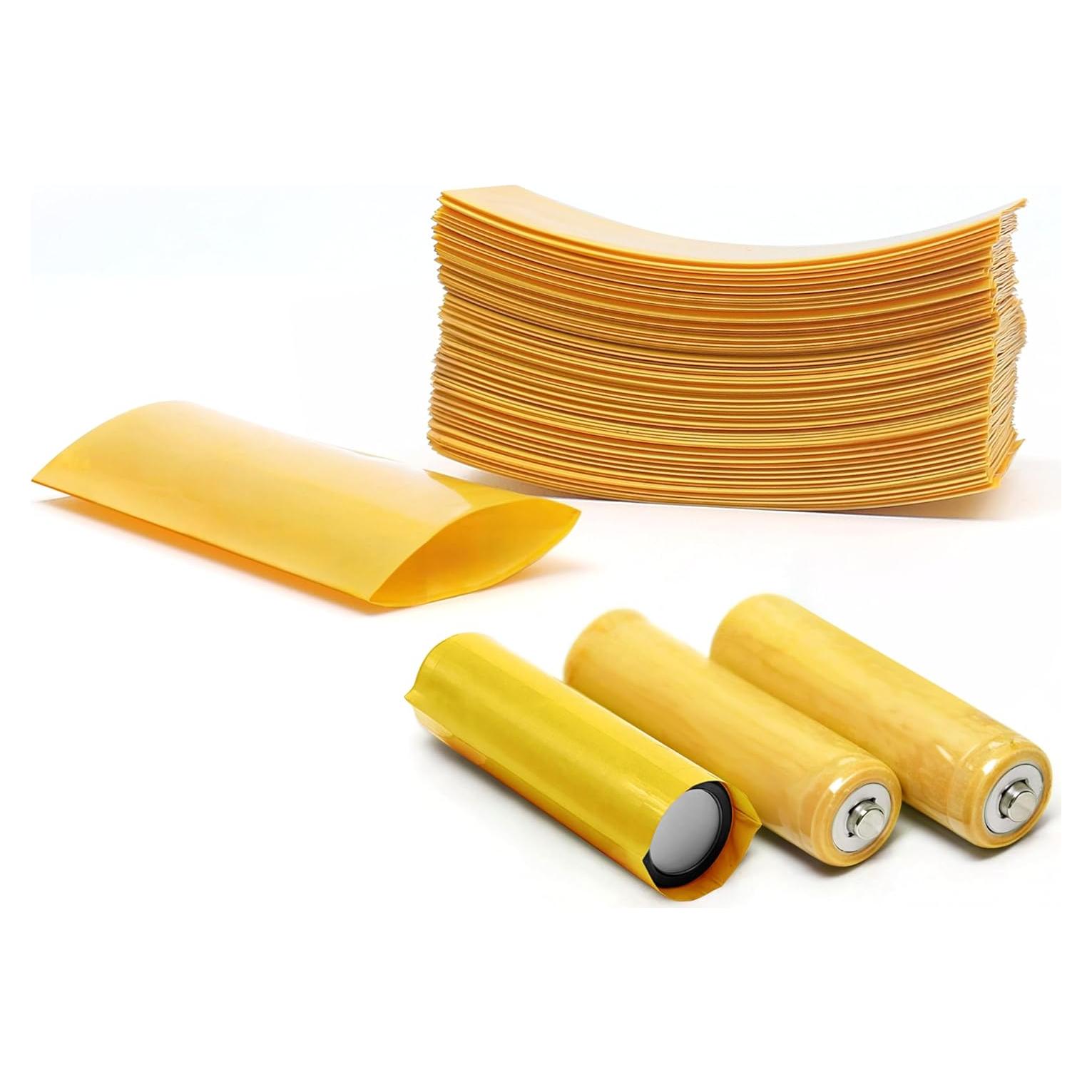 100 Fundas Termocontraíbles Aislantes para Batería 21700