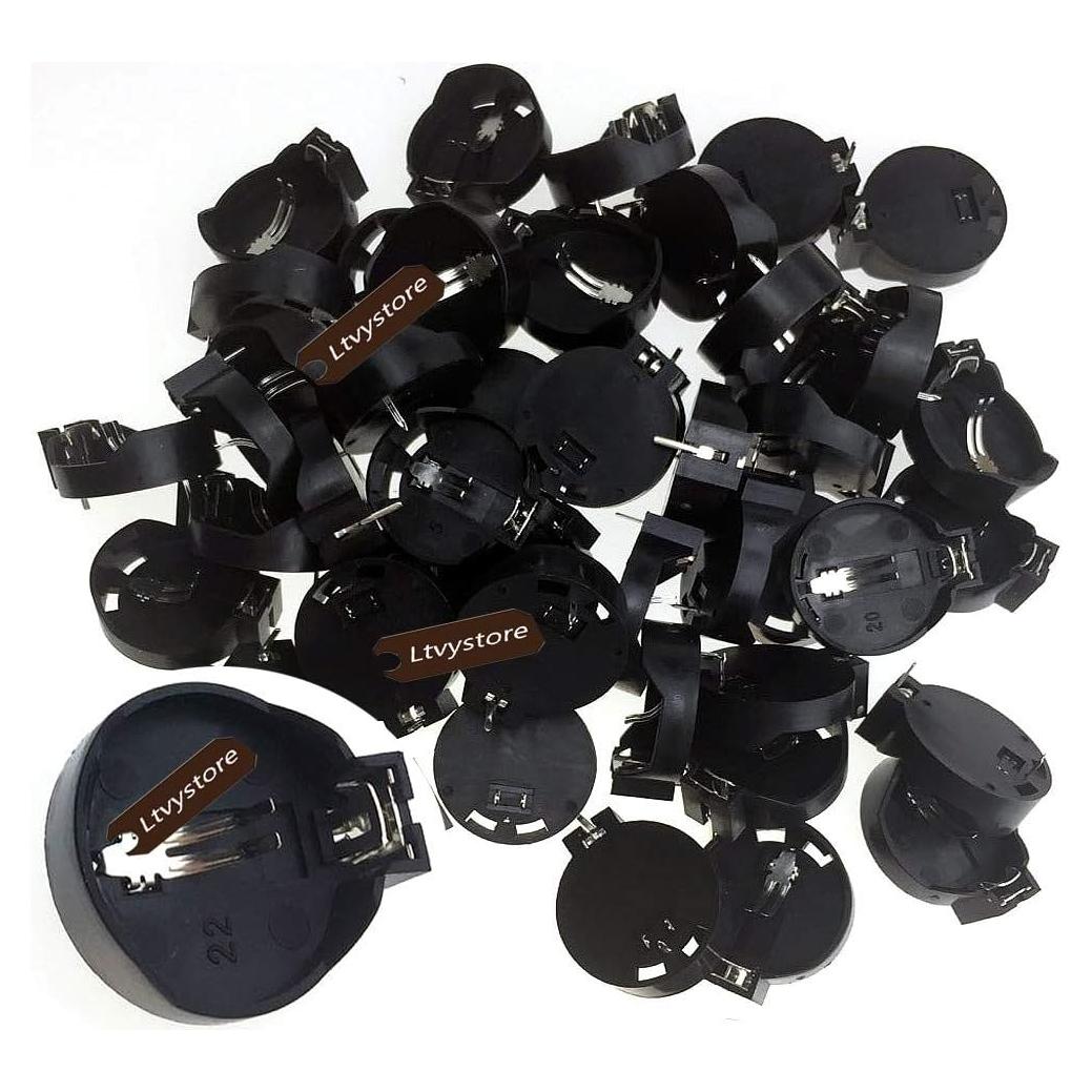Paquete de 50 Soportes de Batería CR2032 CR2025 Ltvystore