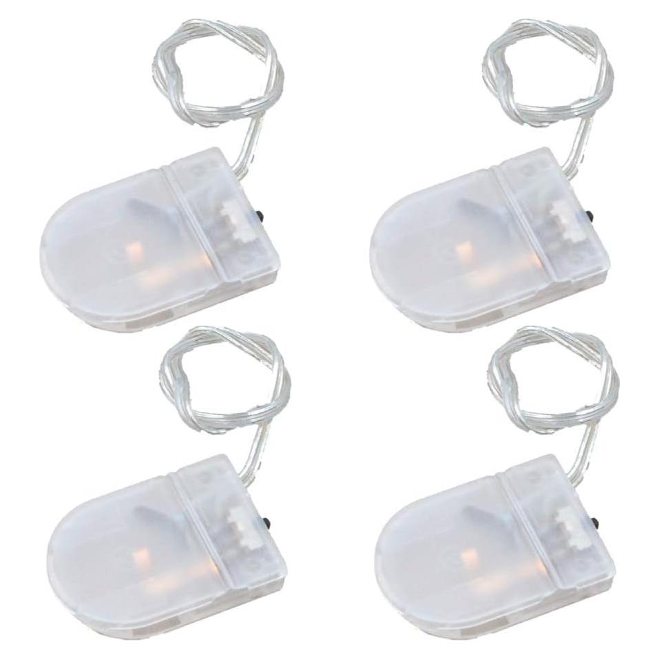 Paquete de 4 Soportes de Batería CR2032 con Interruptor 3V