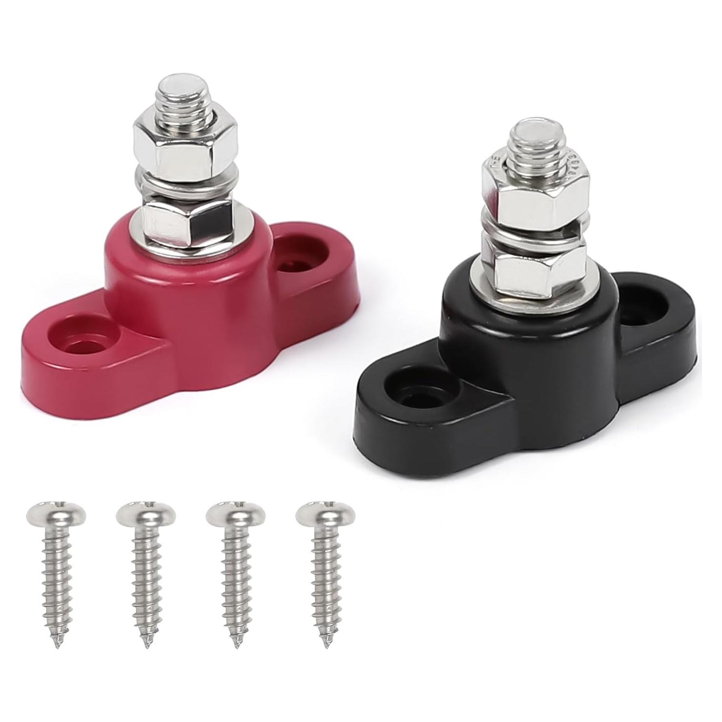 Hovom Bloques de Conexión de Batería 12V Aislados 2 Piezas