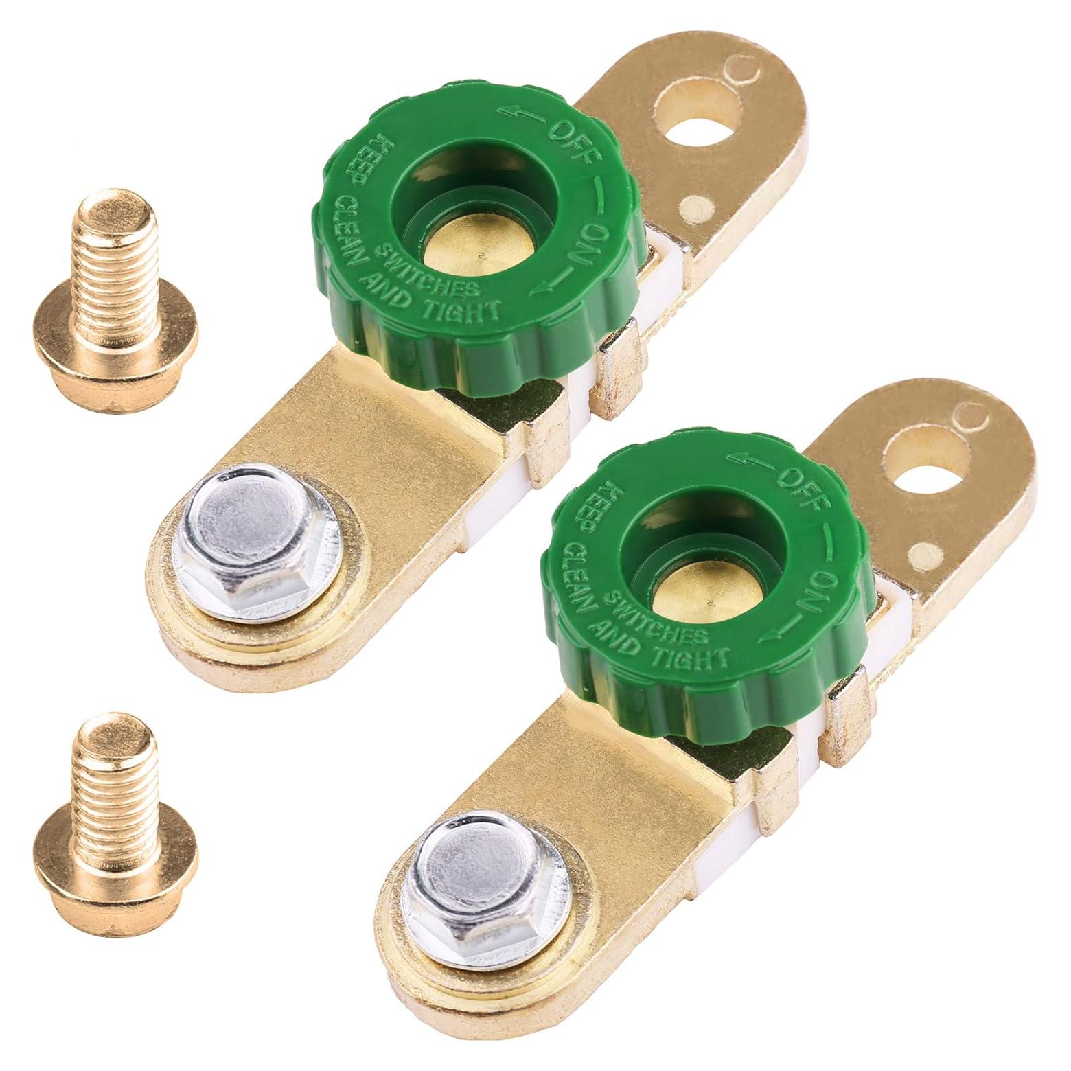 Interruptor de Desconexión de Batería LotFancy 12V 24V - 2 Pcs