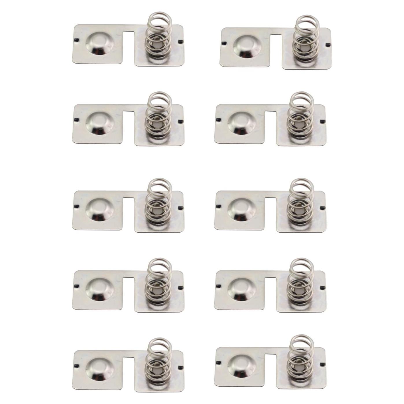 10 Resortes de Conversión para Batería AA ZHYOHEN 29x11mm