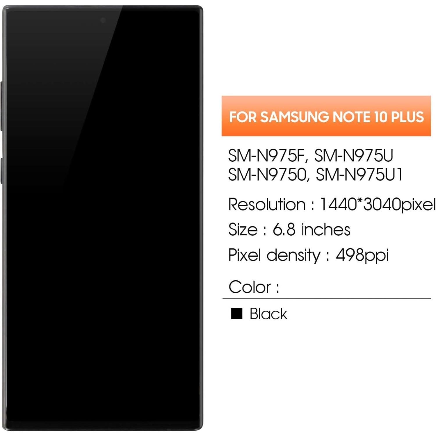 Pantalla OLED Reemplazo Samsung Galaxy Note 10 Plus 6.8"