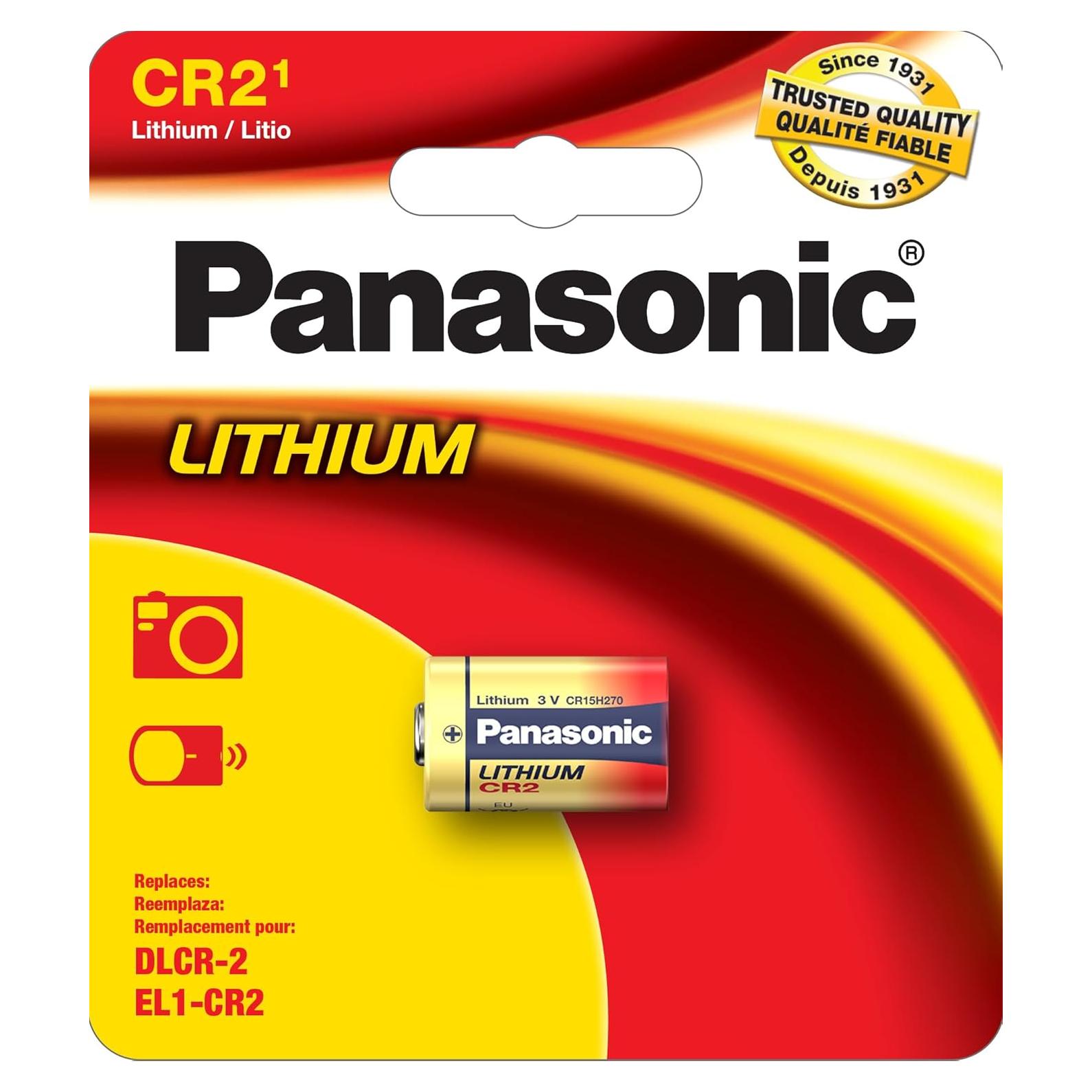 Batería de Litio Panasonic CR2 3V para Telémetros y Cámaras