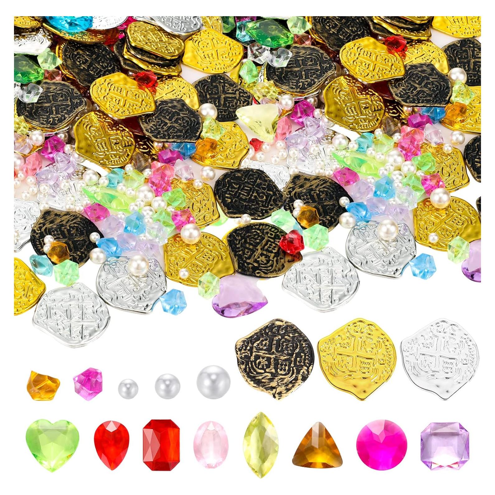 Hanaive 319 Pzs Monedas y Gemas Pirata para Fiesta