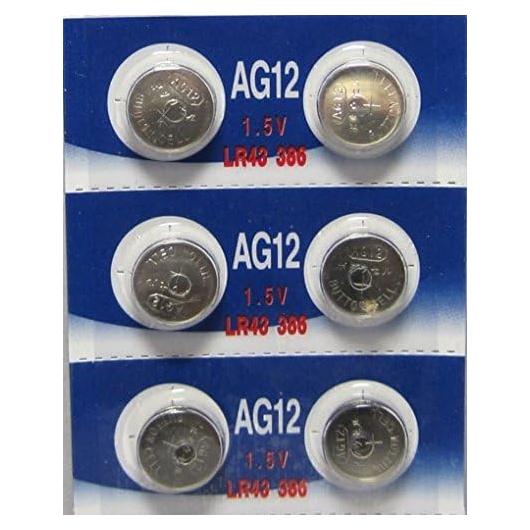 6 Baterías LR43 1.55V LOOPACELL para Dispositivos Electrónicos