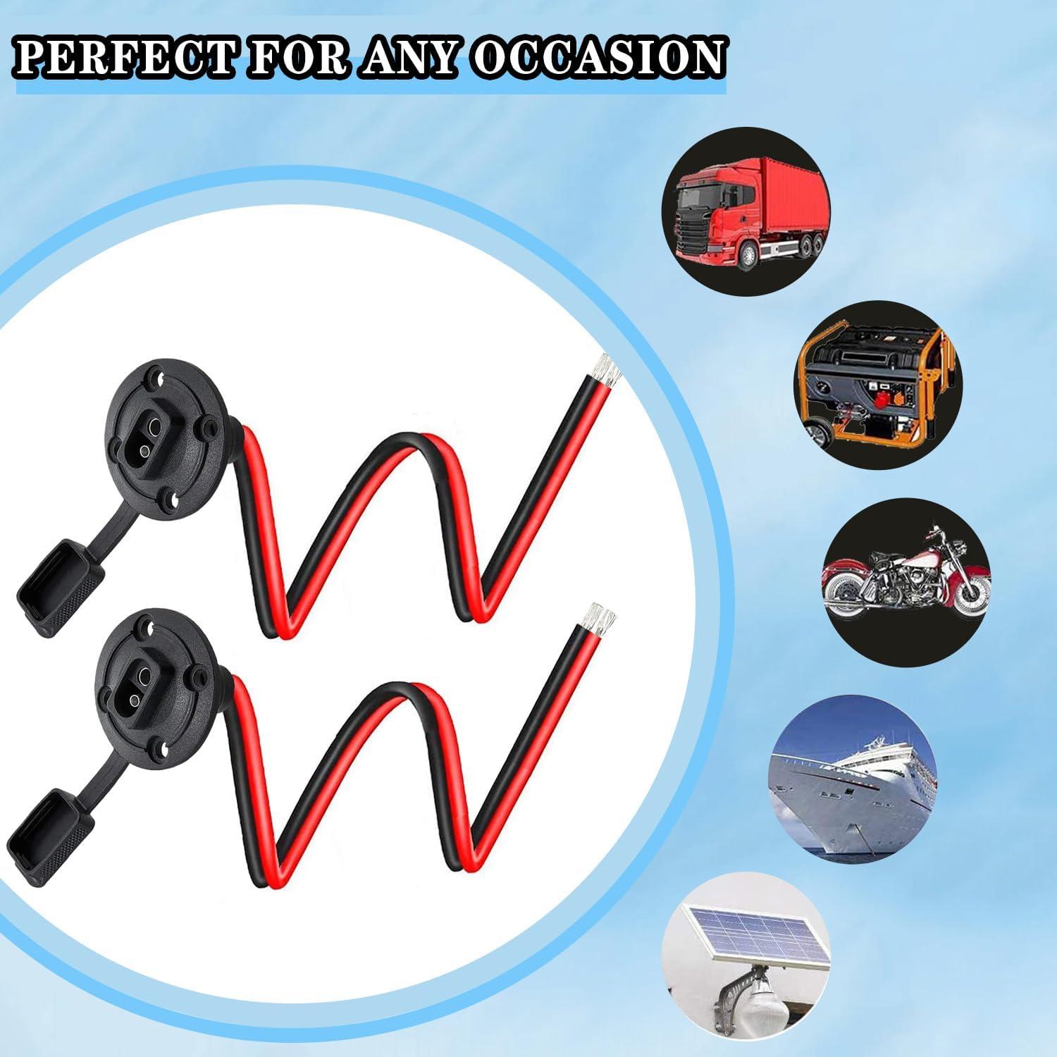 Conector SAE 14AWG a Prueba de Climas 30cm NEWNEWLIU