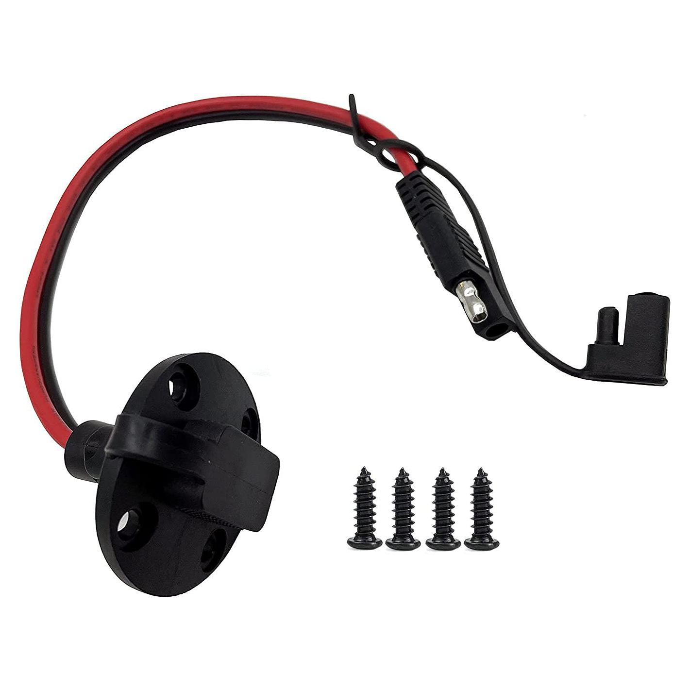 Cable de Extensión SAE Halokny 12AWG 30cm a Prueba de Climas