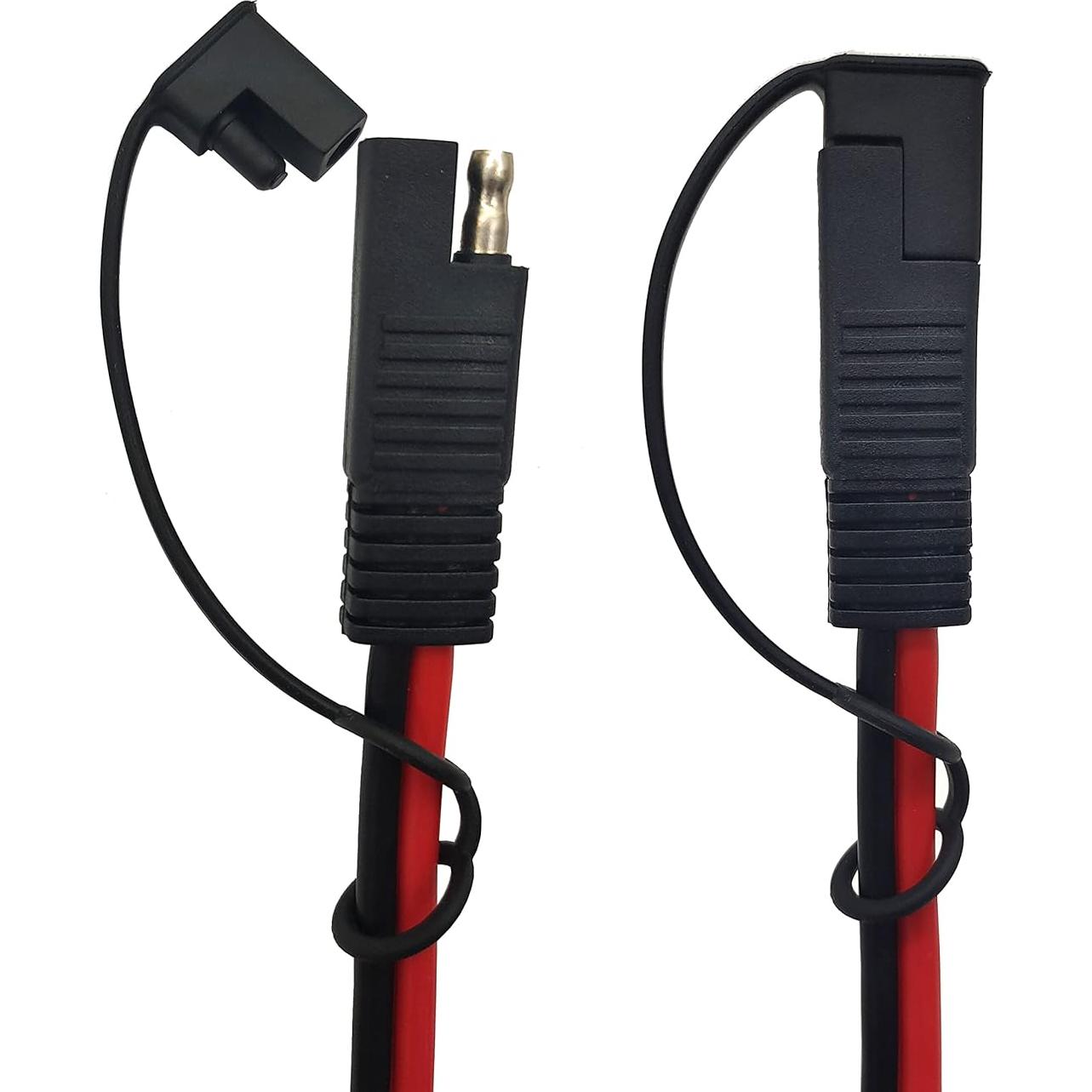 Cable de Extensión SAE Halokny 12AWG 30cm a Prueba de Climas