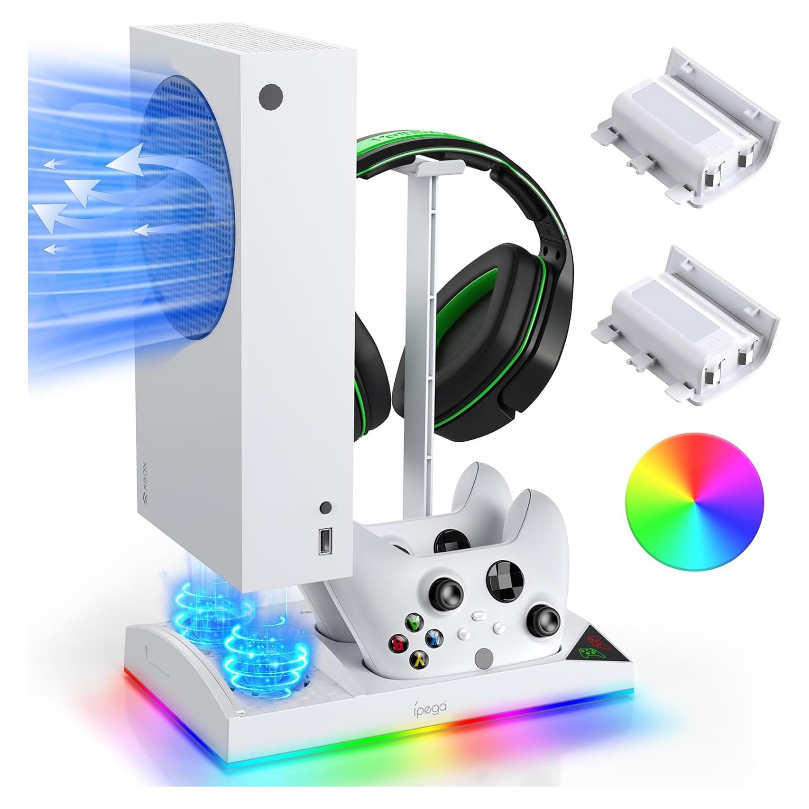 FYOUNG Soporte Enfriamiento RGB para Xbox Series S Carga Doble