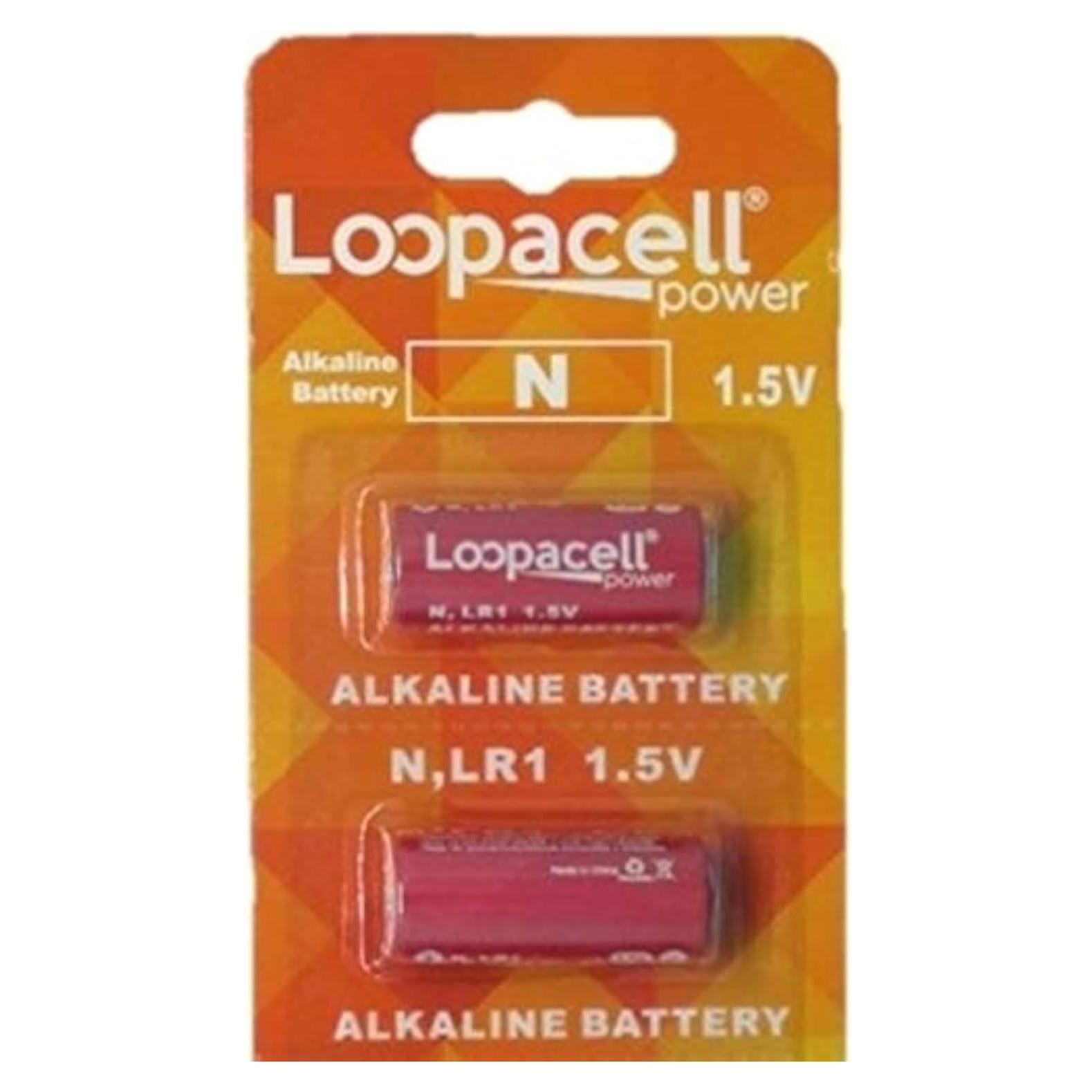 Baterías Alcalinas LOOPACELL E90 N LR1 1.5V - 5 Piezas