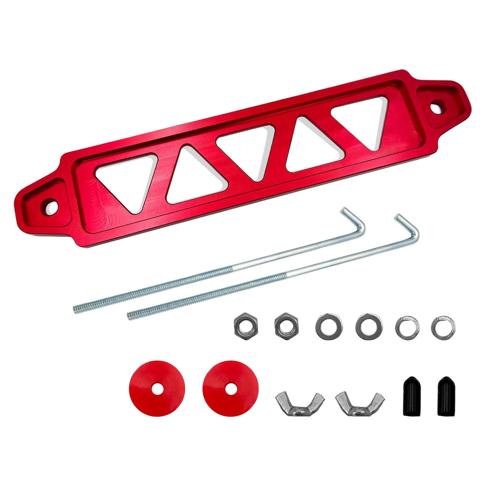 Soporte de Batería MUQIDA Rojo 20.06 cm Ajuste Universal