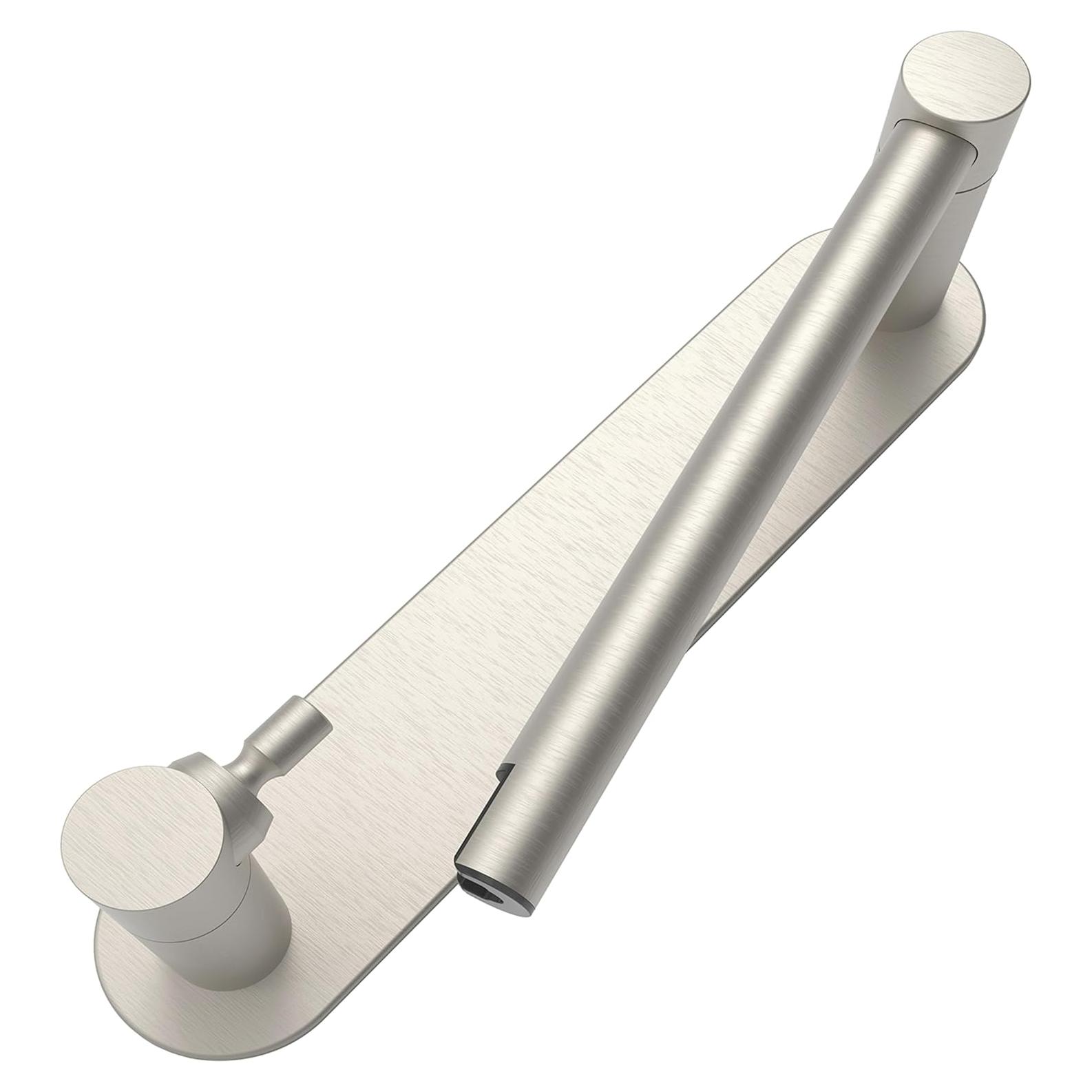 Soporte de Papel Higiénico Adhesivo WZRUA Acero Inoxidable Doble Poste