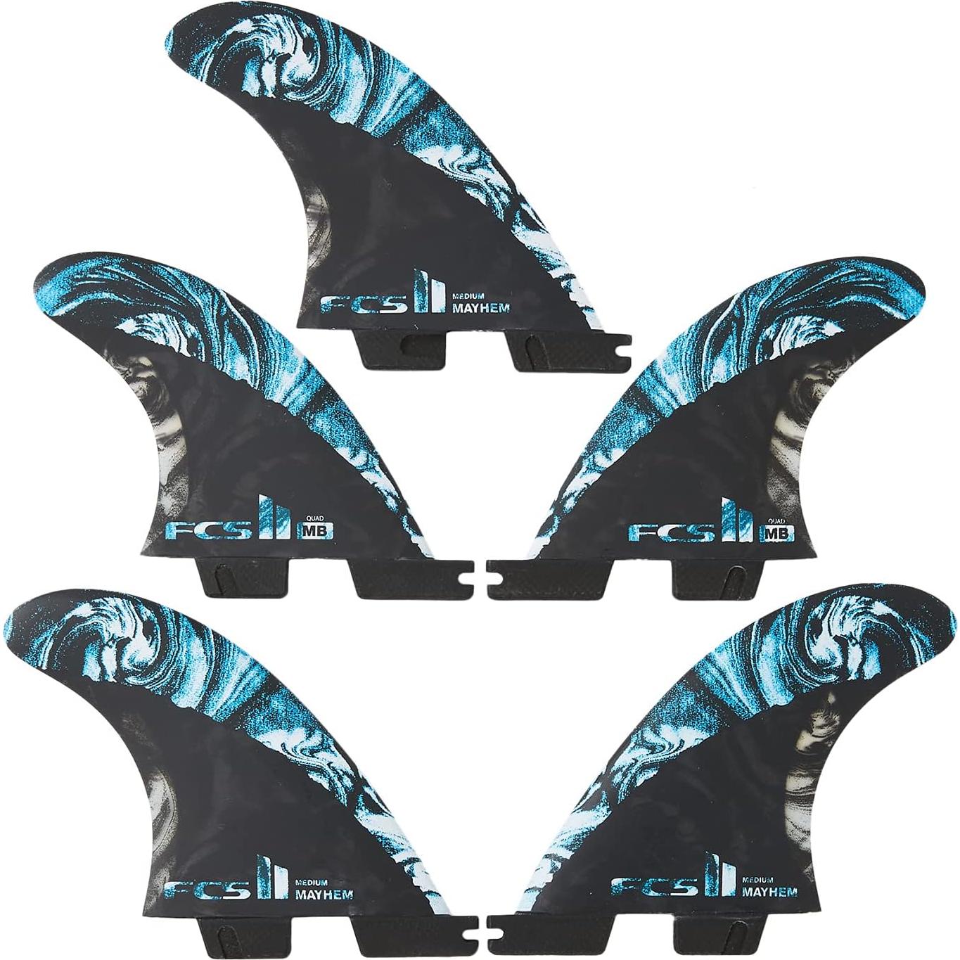 Aletas FCS 2 MB PC Carbon Tri-Fin 340g Multicolor