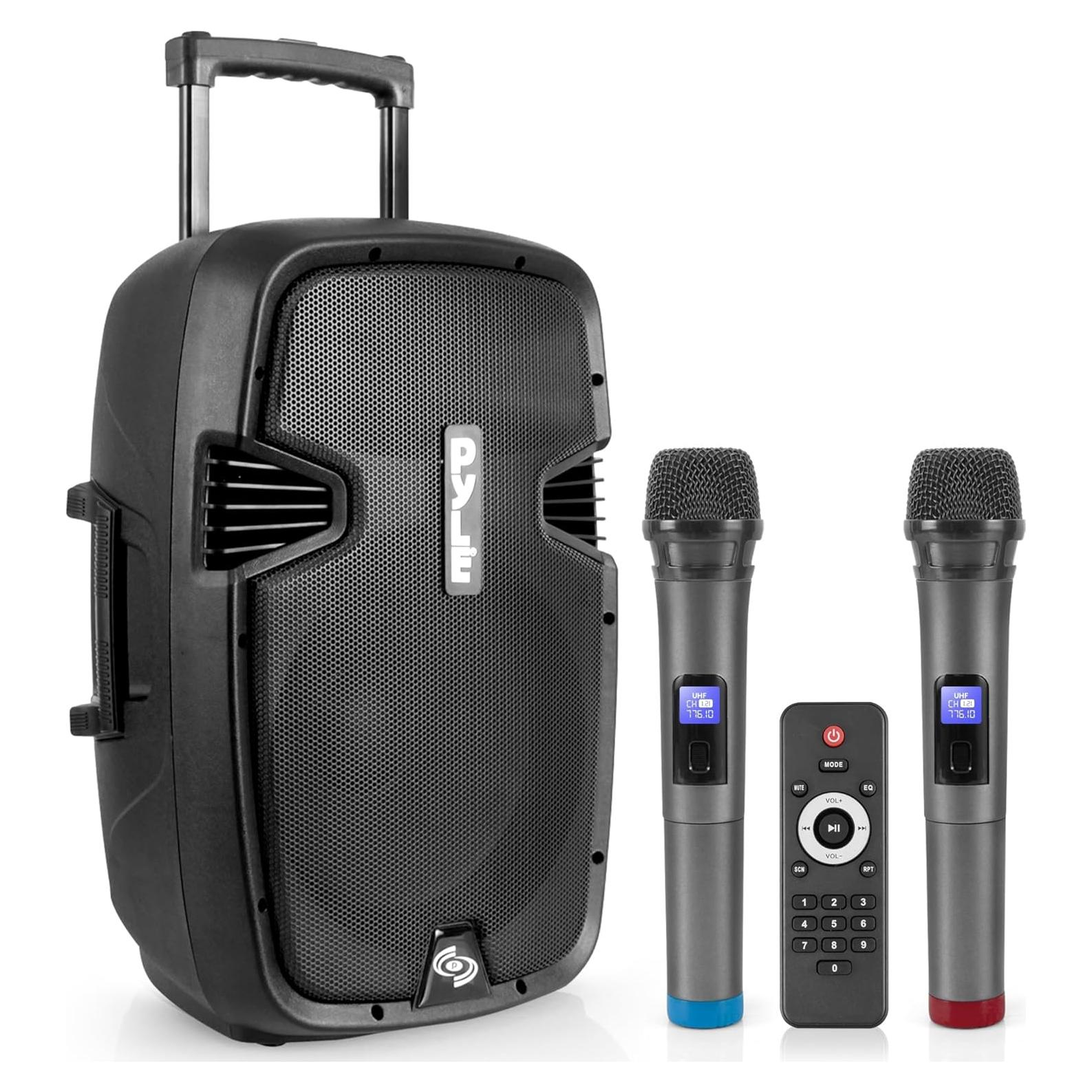 Altavoz PA Bluetooth Pyle PPHP1299WU.5 - 1000W, 12" Subwoofer