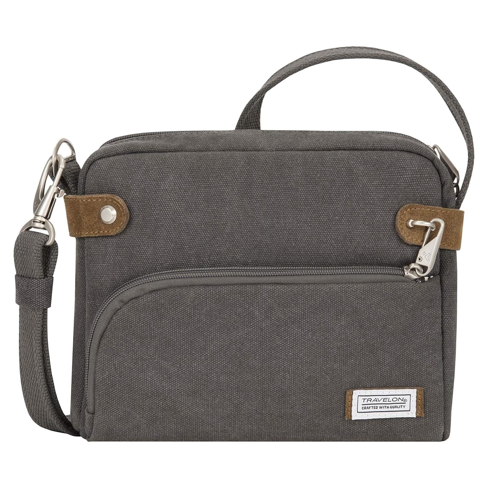 Bolso Cruzado Antirrobo Travelon Heritage 24.77x20.32cm