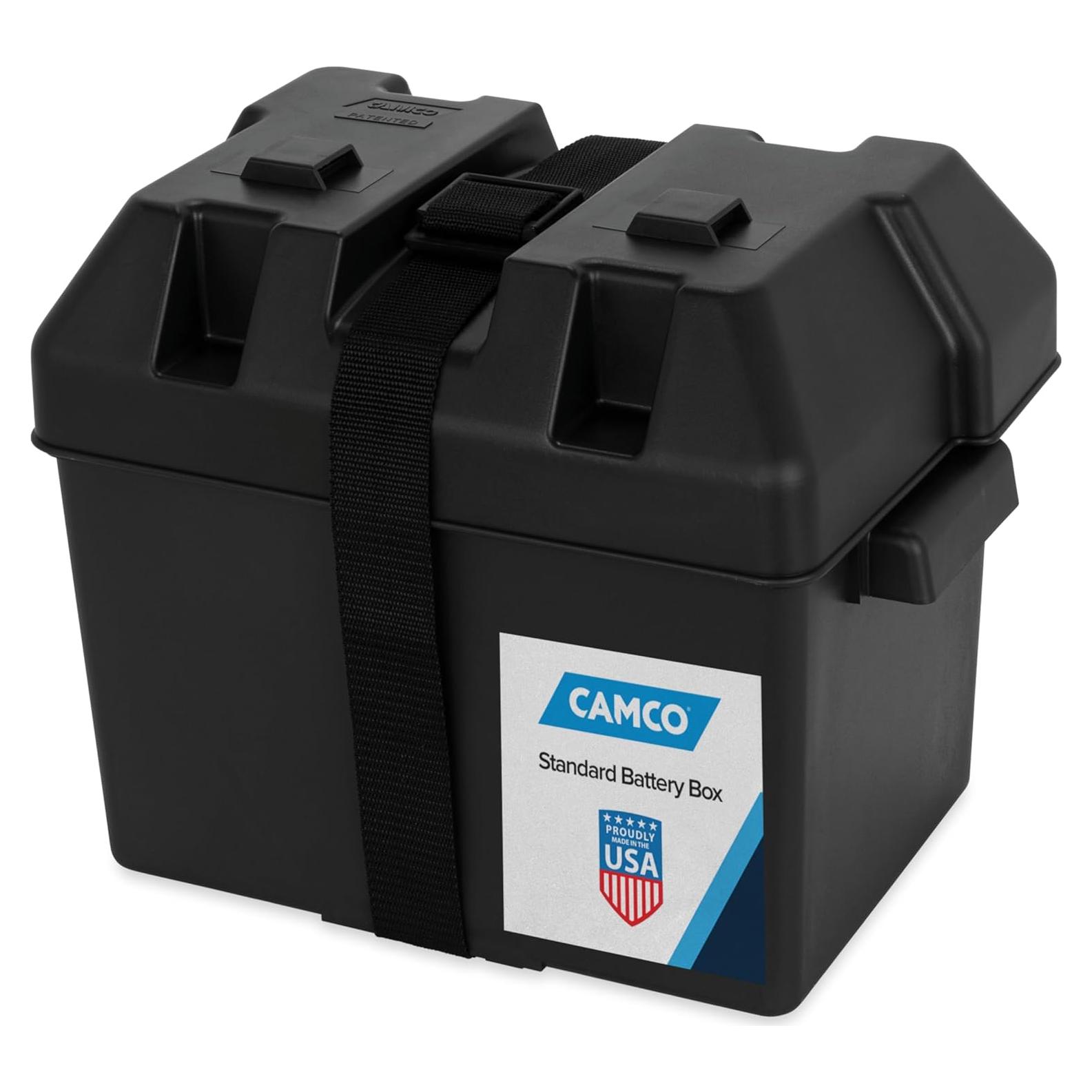 Caja de Batería Grande Camco 55373 para Grupo 27, 30, 31