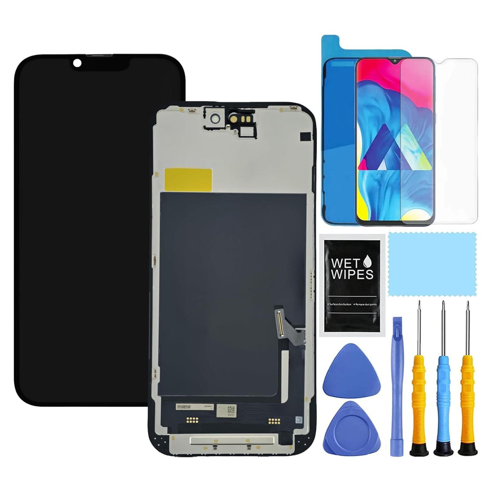 Reemplazo Pantalla LCD iPhone 15 ZTOOYO 6.1" Negro con Herramientas