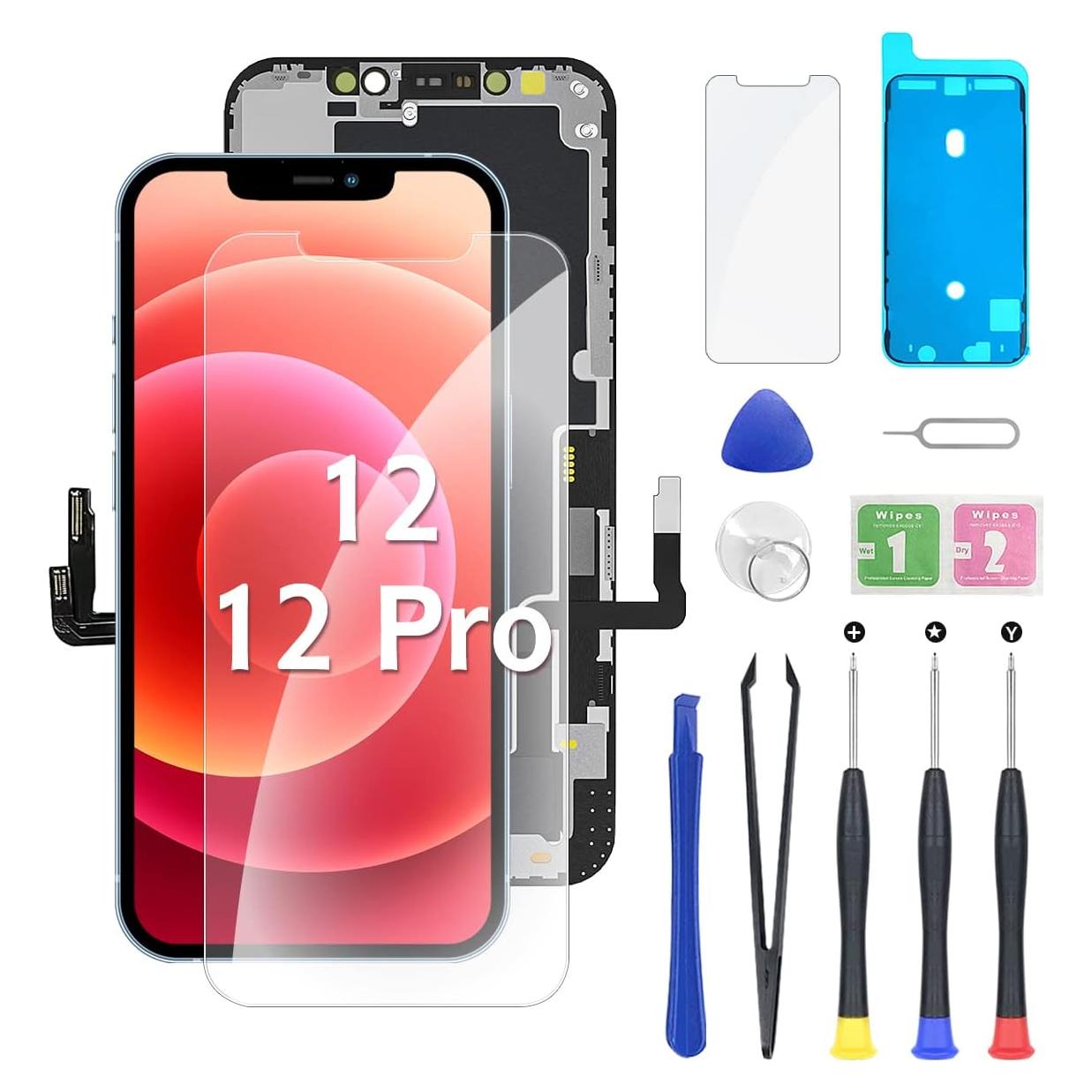 Reemplazo Pantalla HD iPhone 12/12 PRO 6.1" con Herramientas