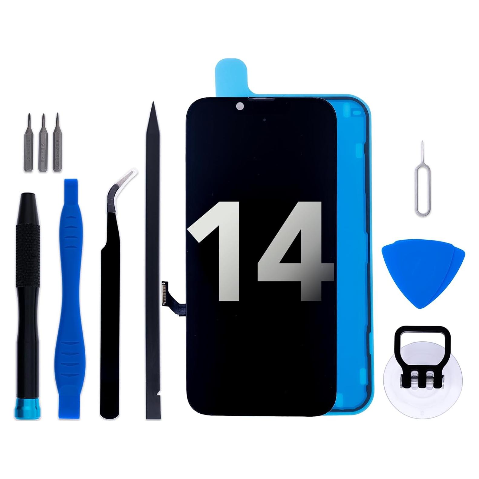 Kit Reemplazo Pantalla LCD iPhone 14 6.1" HK con Herramientas