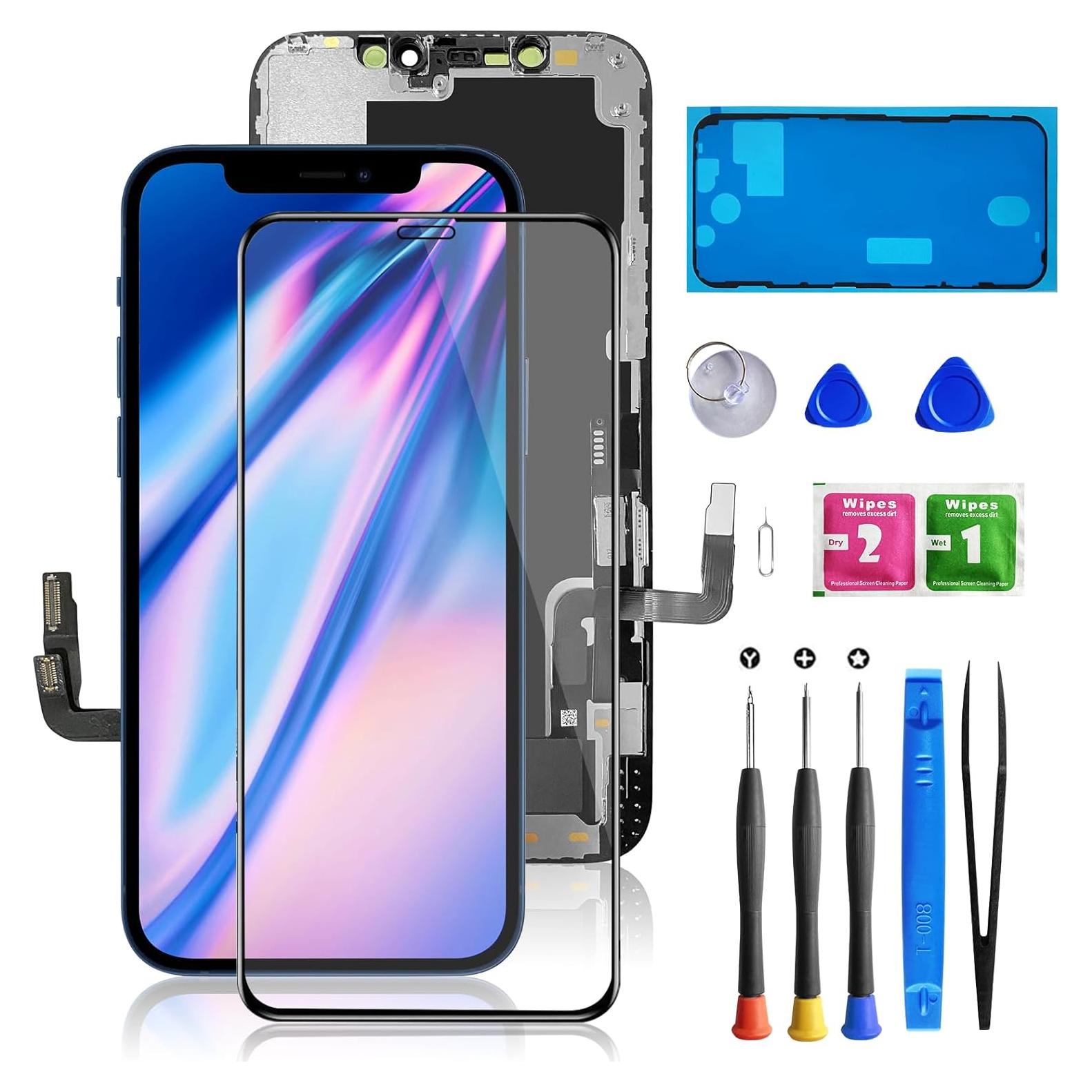 Reemplazo Pantalla LCD Táctil 3D Bsz4uov para iPhone 12/12 Pro