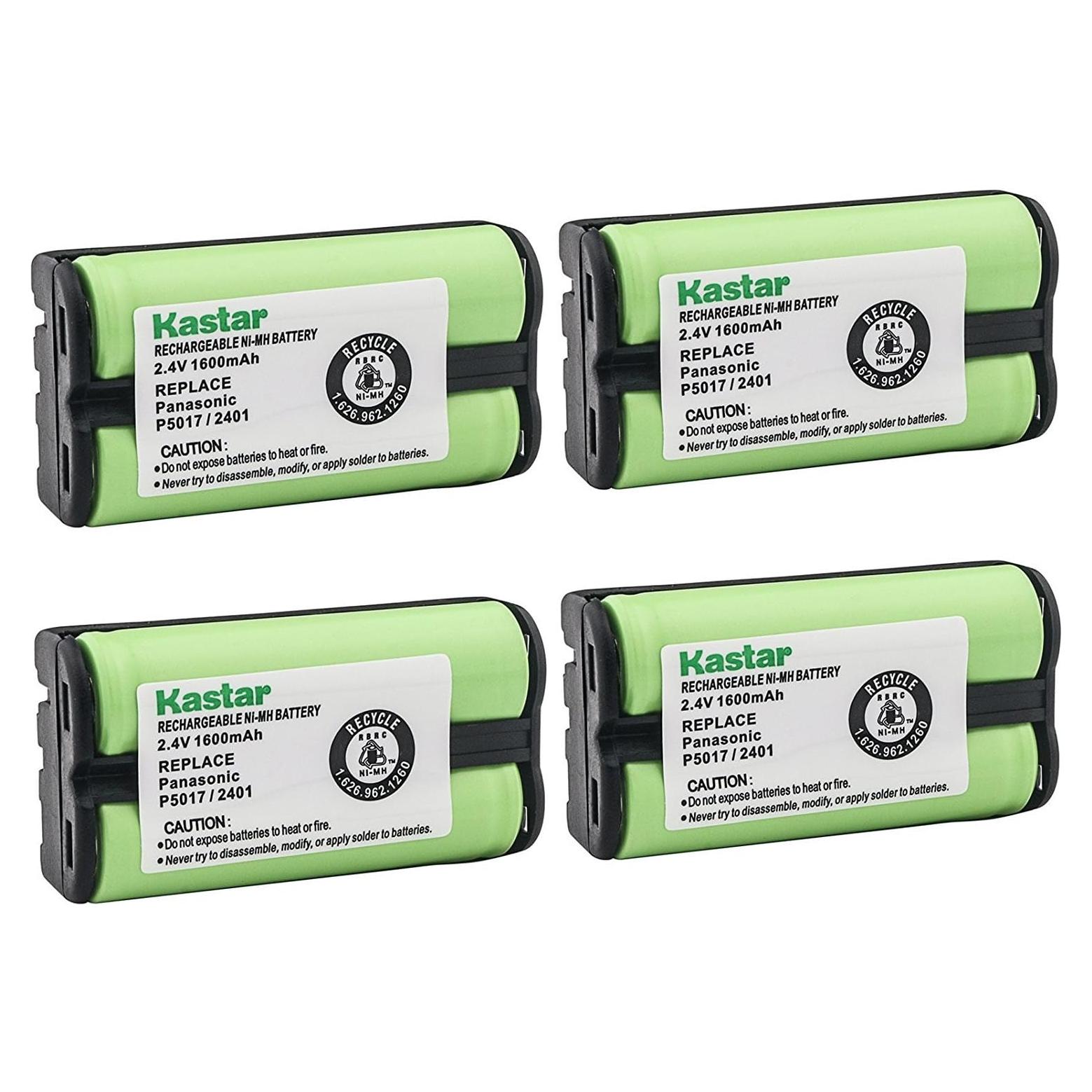 Batería Inalámbrica Kastar 2.4V 1600mAh Paquete de 4