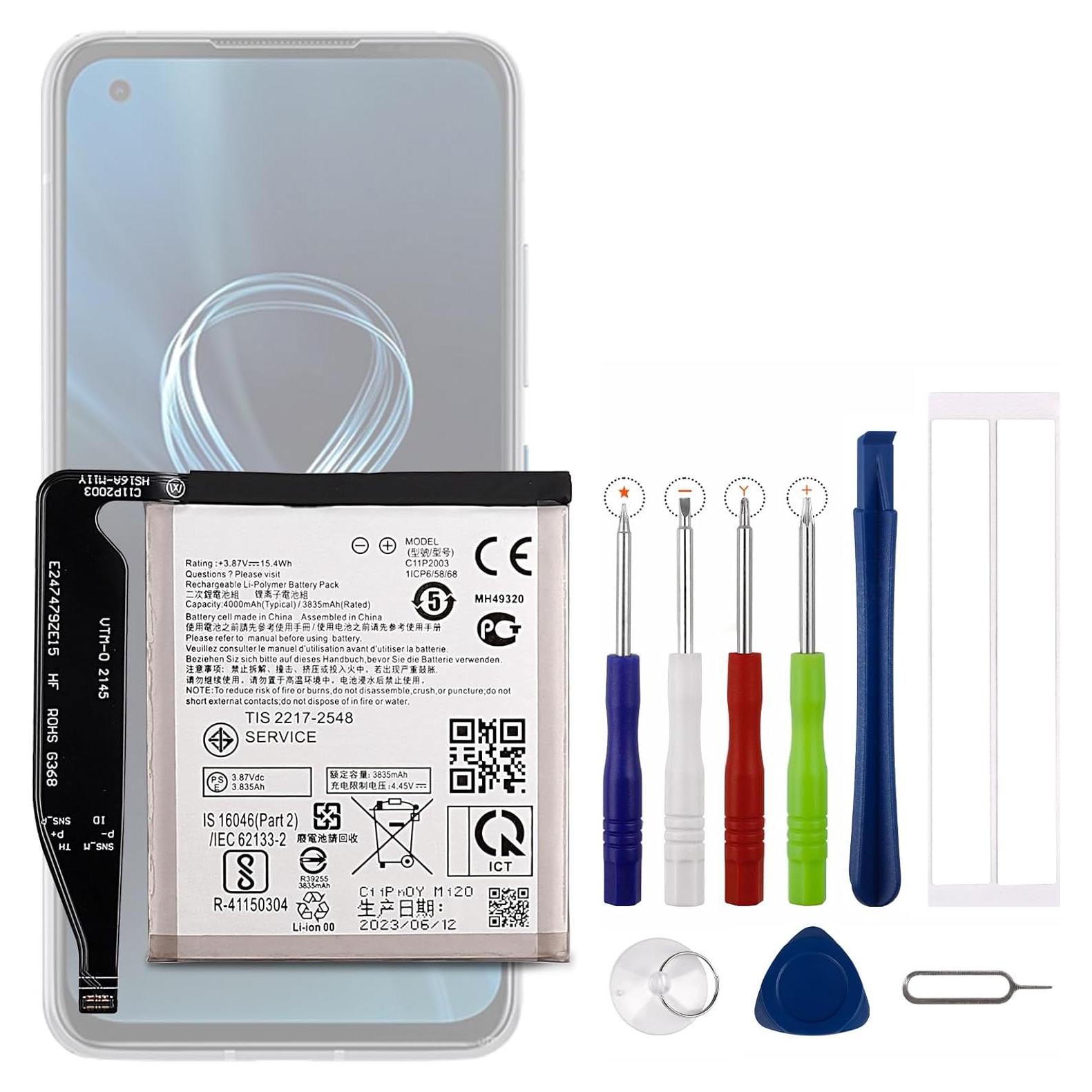 Batería de Reemplazo C11P2003 para ASUS Zenfone 8 4000mAh