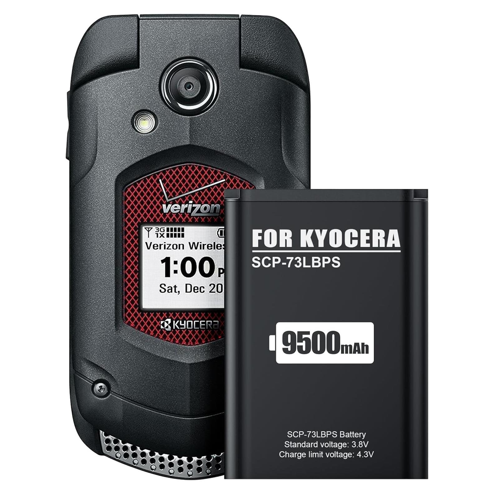 Batería de Reemplazo SCP-73LBPS para Kyocera DuraXV E4810 9500mAh