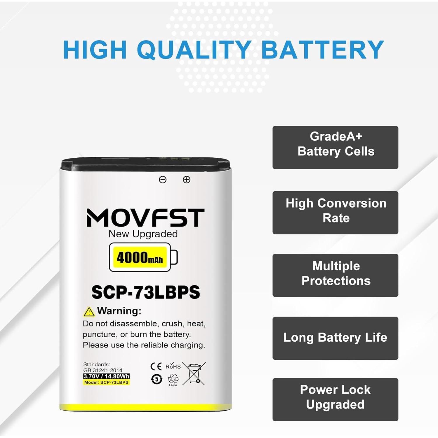 Batería de Reemplazo Kyocera SCP-73LBPS 4000mAh Li-ion