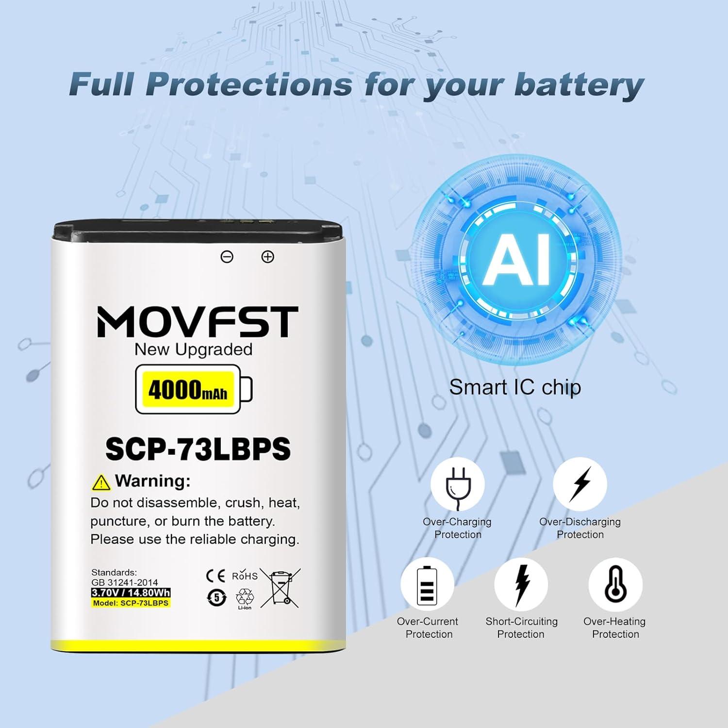 Batería de Reemplazo Kyocera SCP-73LBPS 4000mAh Li-ion