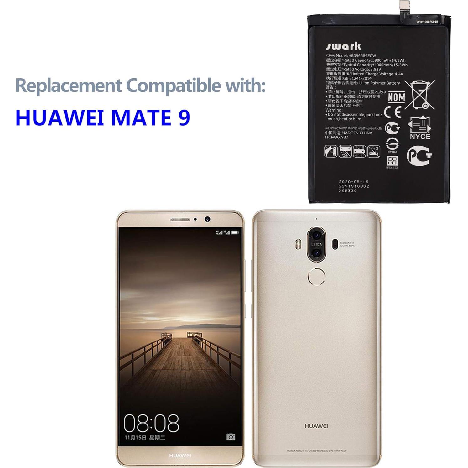 Batería Li-Polímero 3900mAh Huawei Ascend Mate 9 Pro