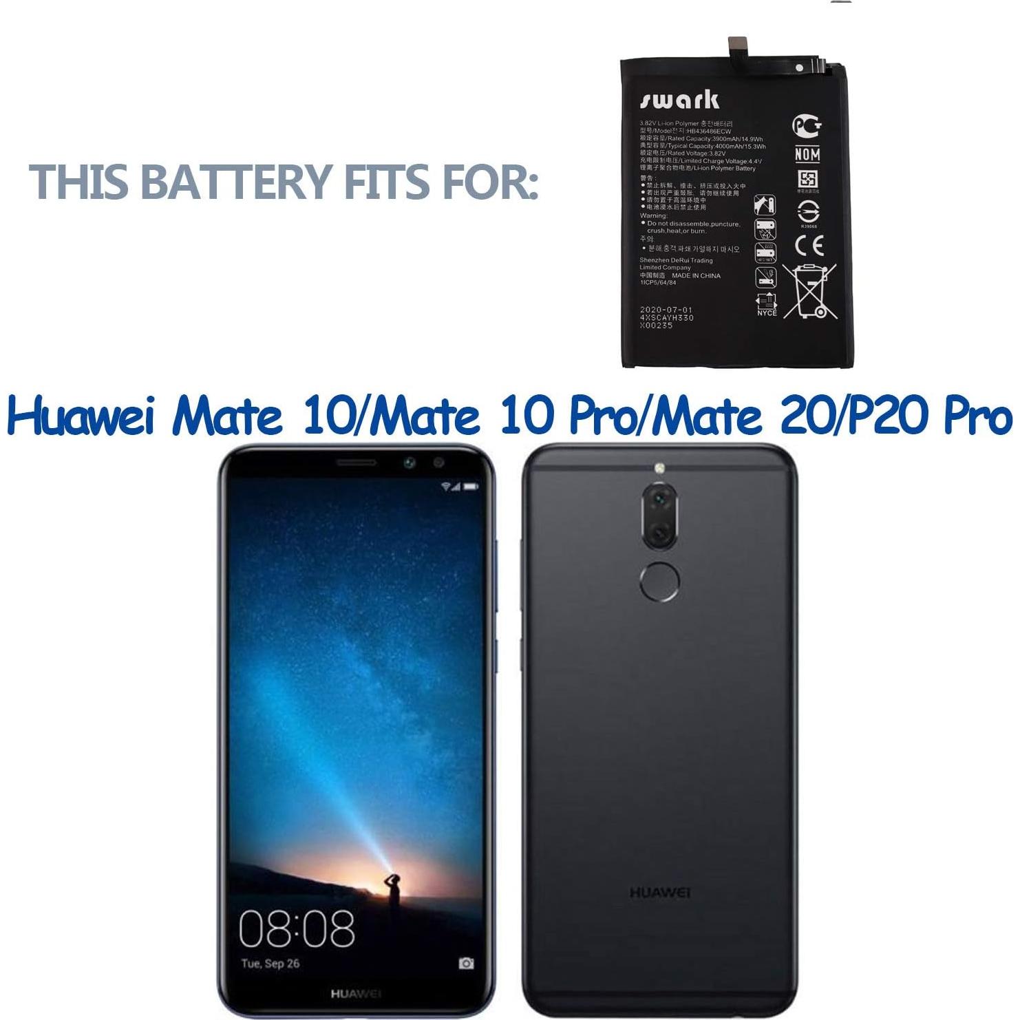 Batería Li-Polímero 3900mAh Huawei Mate 10/20/P20 Pro