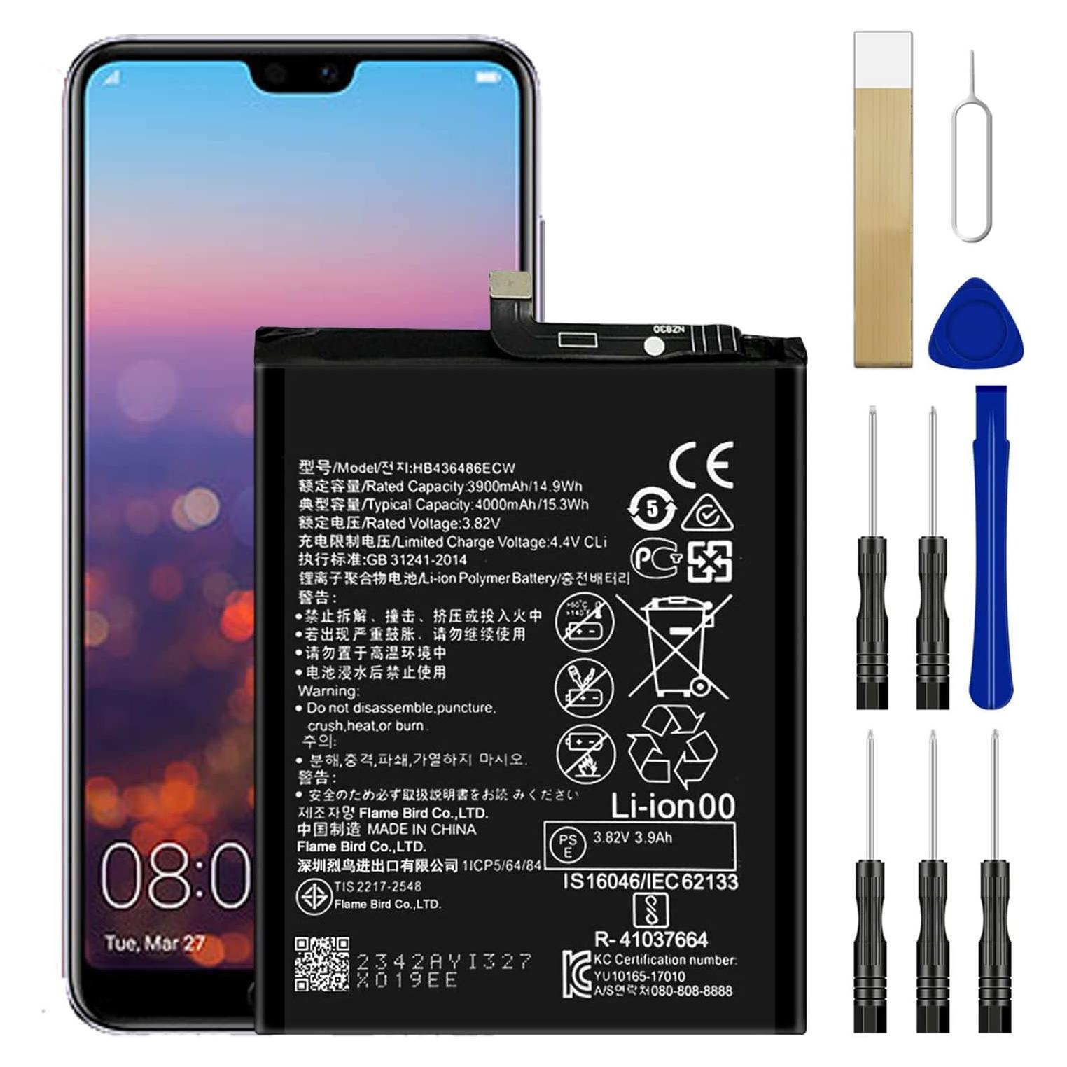 Batería de Reemplazo WUHAO HB436486ECW para Huawei Mate 10 Pro