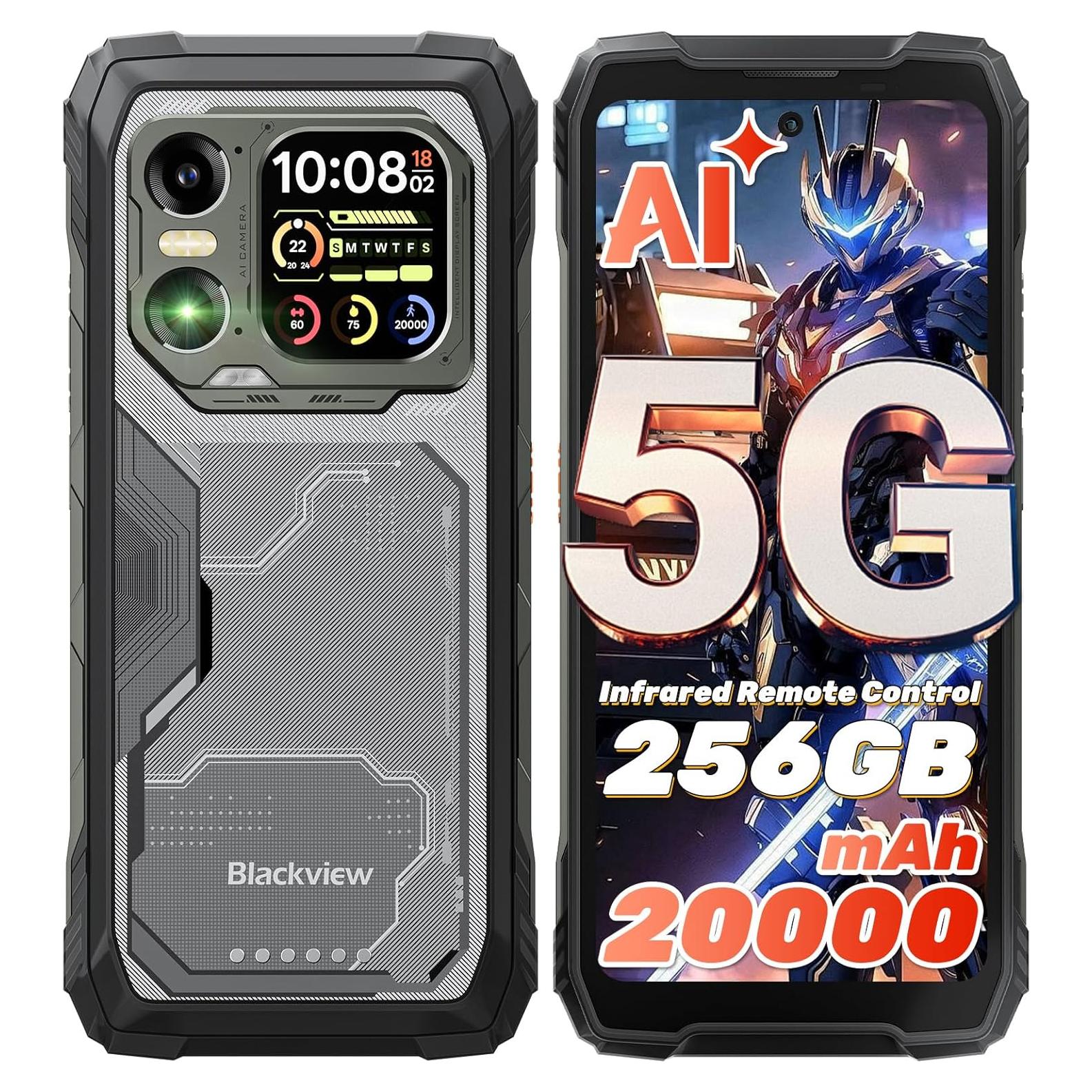 Smartphone Resistente Blackview XPLORE 1 5G 36GB+256GB 20000mAh