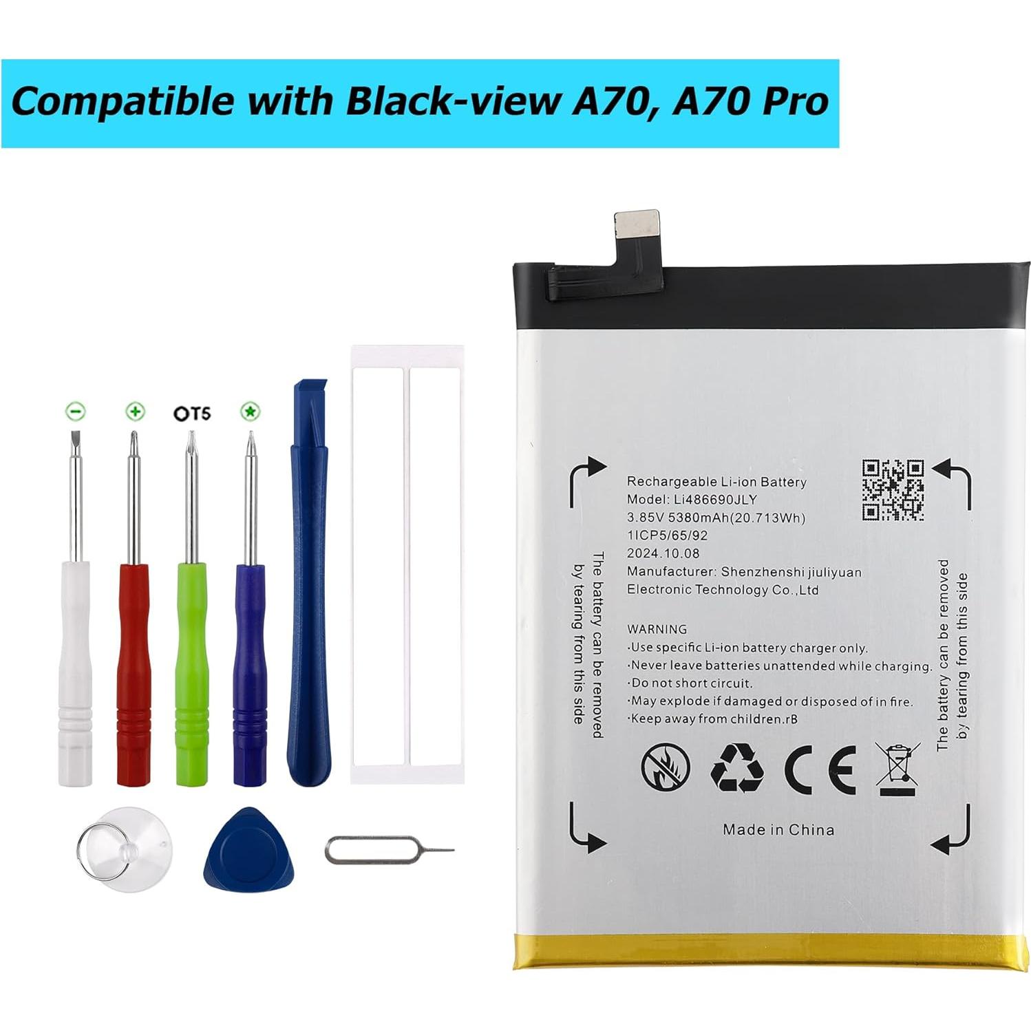 Batería de Reemplazo Li486690JLY para Blackview A70 + Herramientas