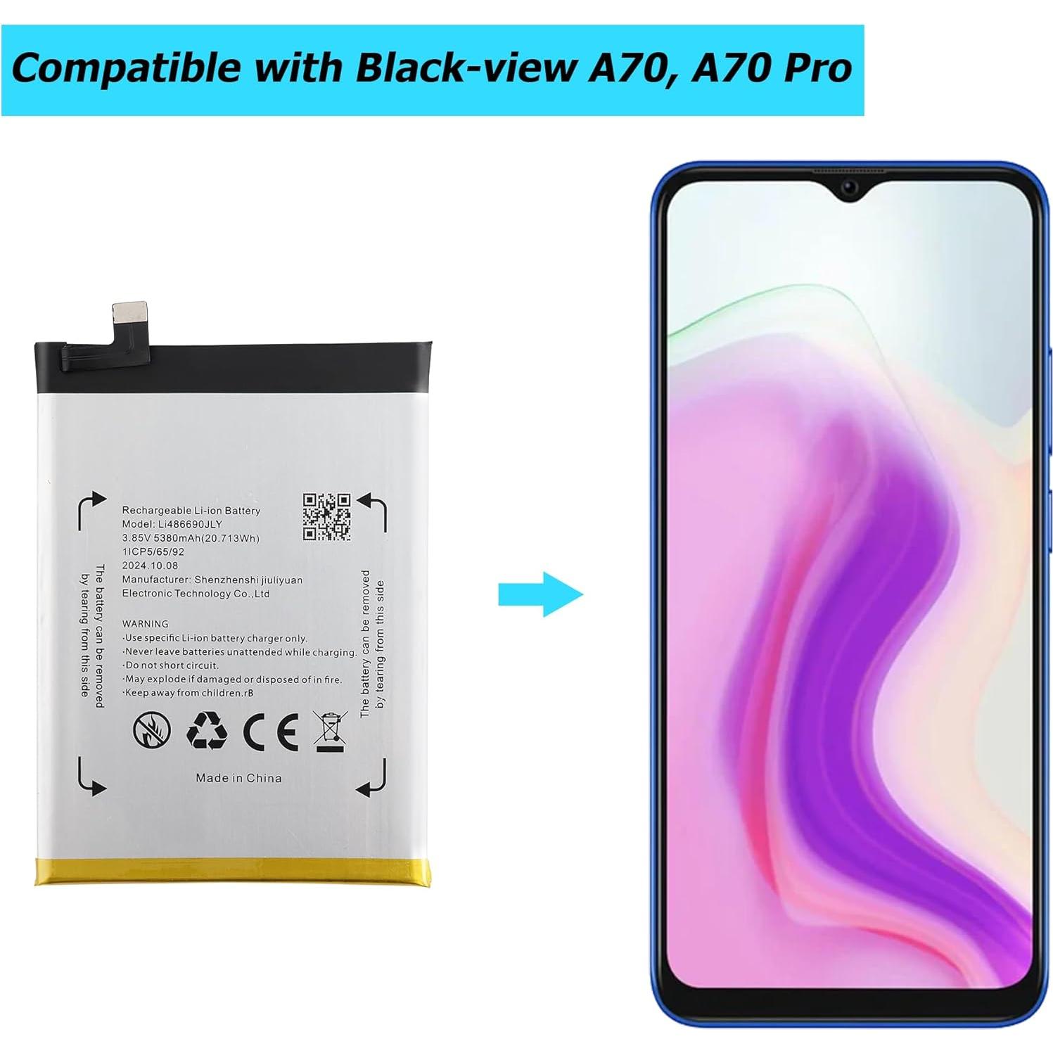 Batería de Reemplazo Li486690JLY para Blackview A70 + Herramientas